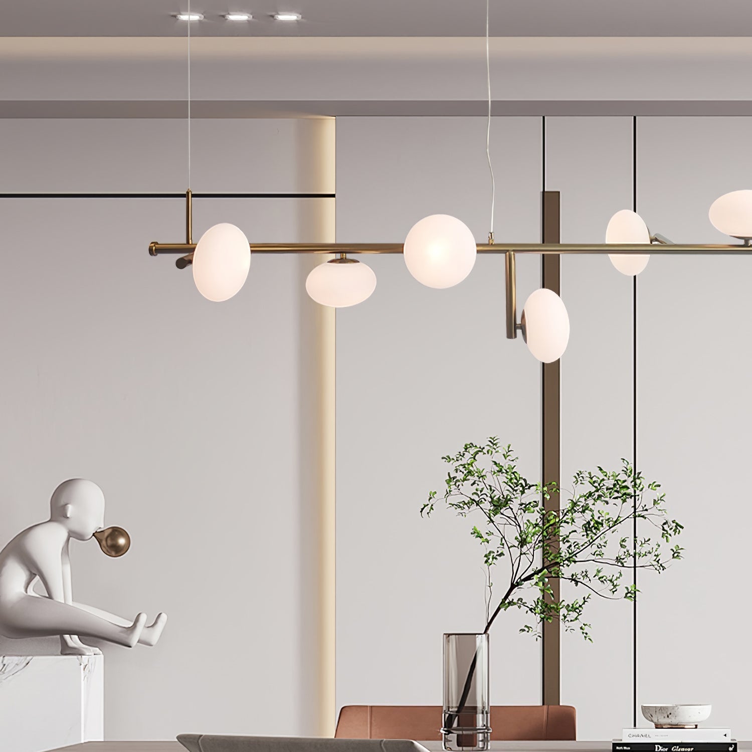 Balance Moderner Glas-Kronleuchter-Letslighting