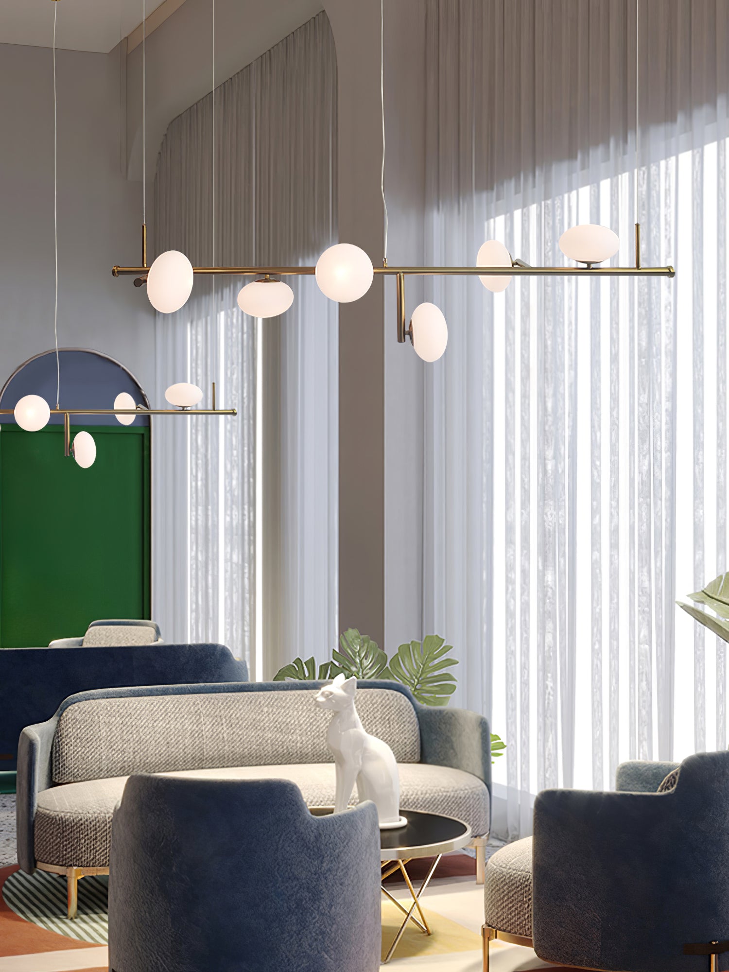 Balance Moderner Glas-Kronleuchter-Letslighting