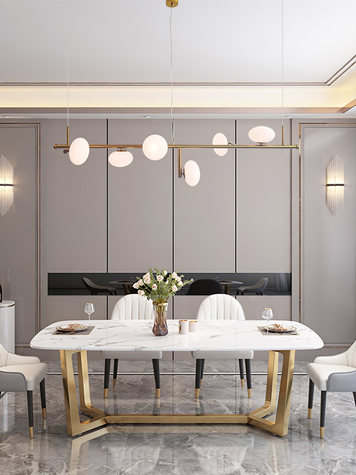 Balance Moderner Glas-Kronleuchter-Letslighting