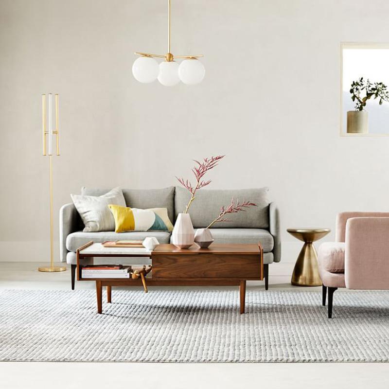 Lustra Kronleuchter Kugel & Stiel Modern Gold LED-Letslighting
