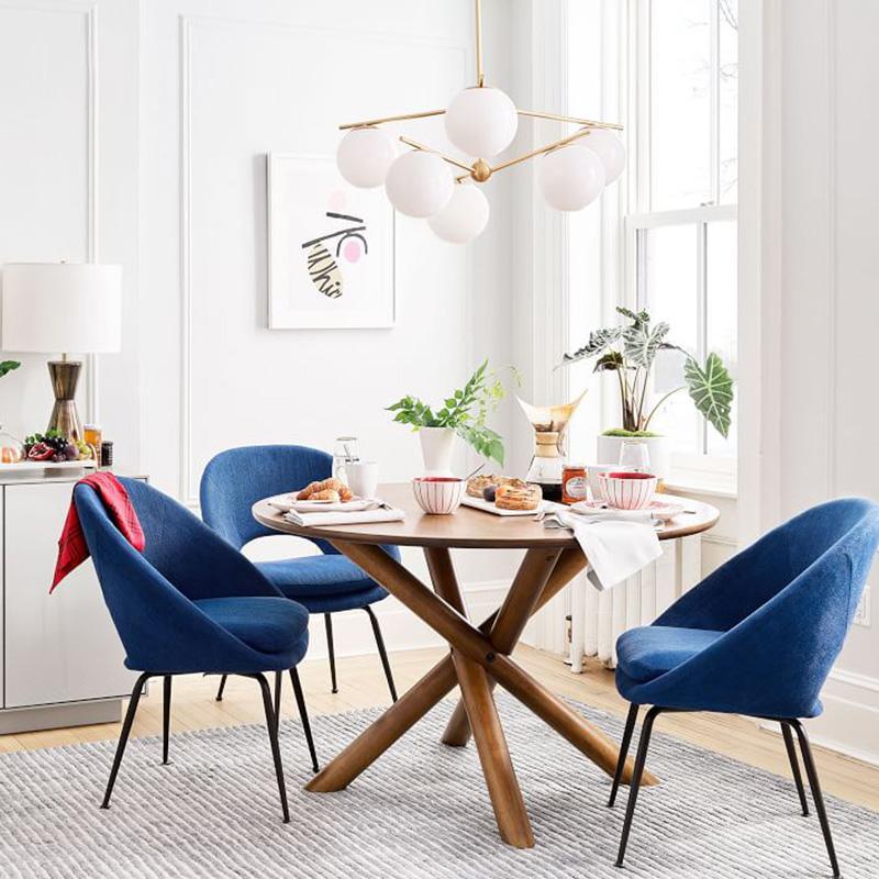 Lustra Kronleuchter Kugel & Stiel Modern Gold LED-Letslighting