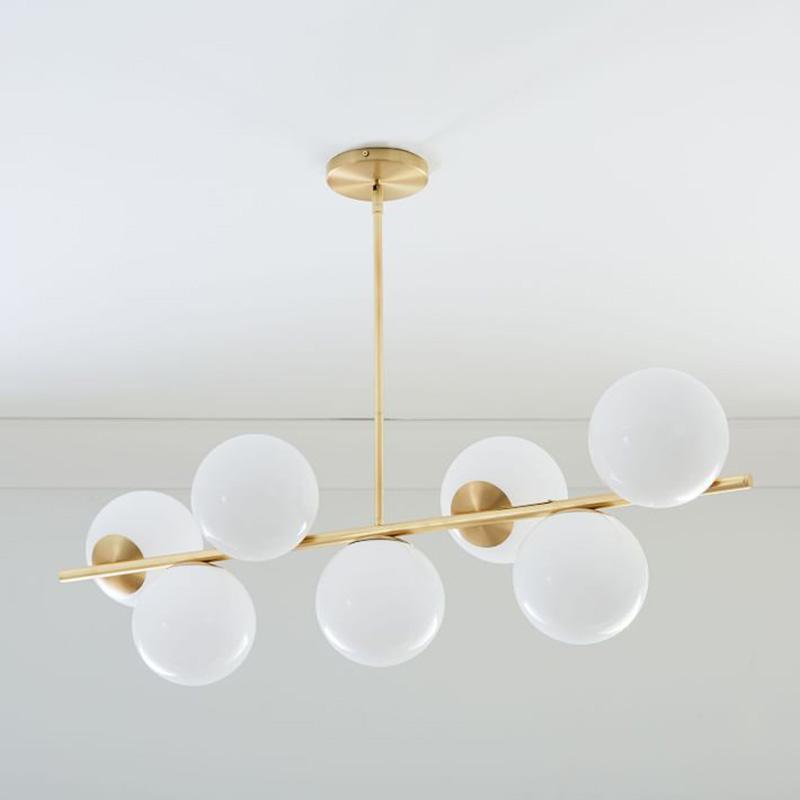 Lustra Kronleuchter Kugel & Stiel Modern Gold LED-Letslighting