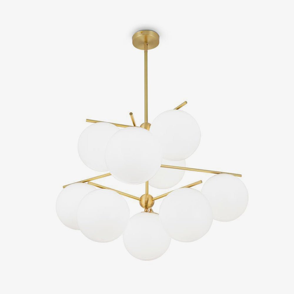 Lustra Kronleuchter Kugel & Stiel Modern Gold LED-Letslighting