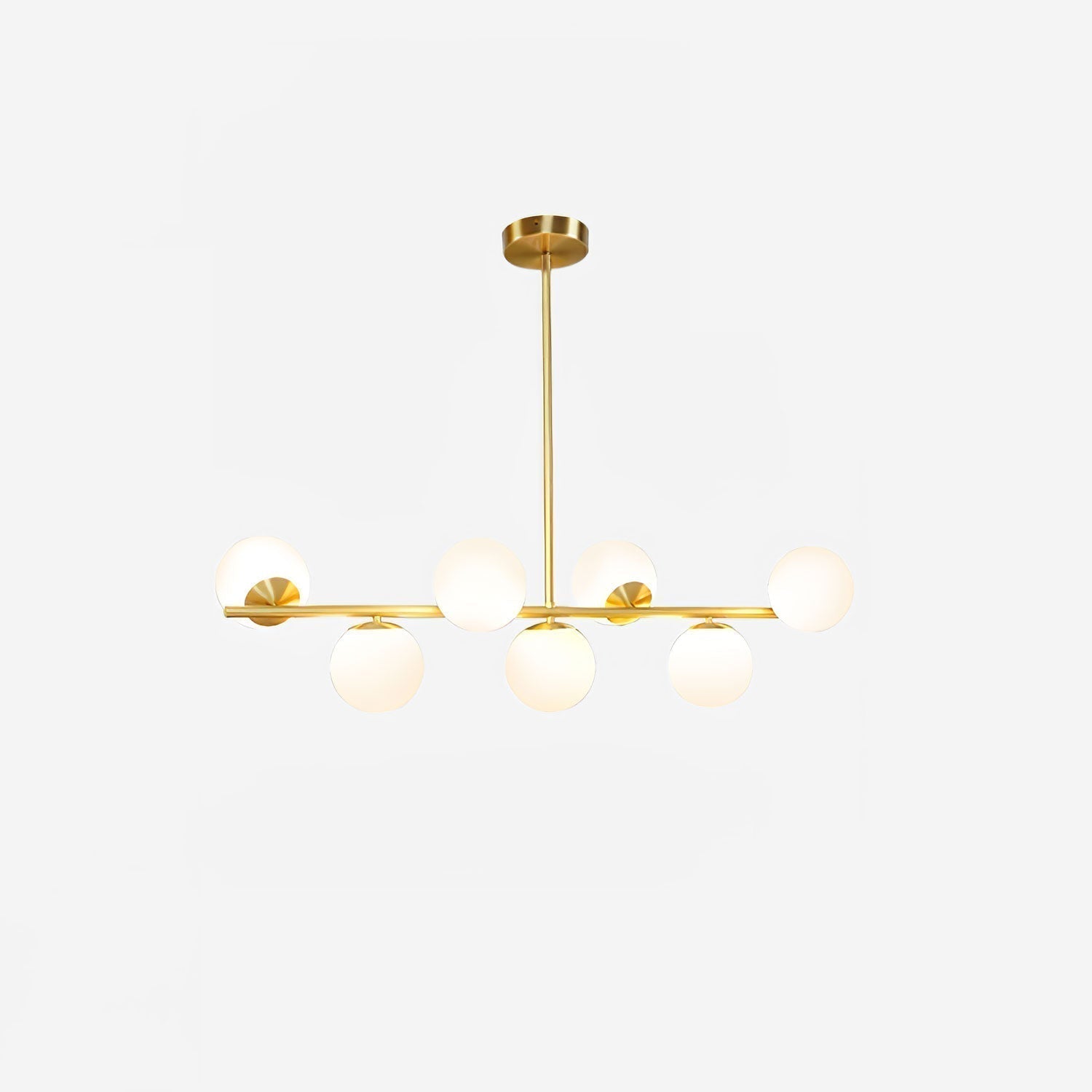 Lustra Kronleuchter Kugel & Stiel Modern Gold LED-Letslighting