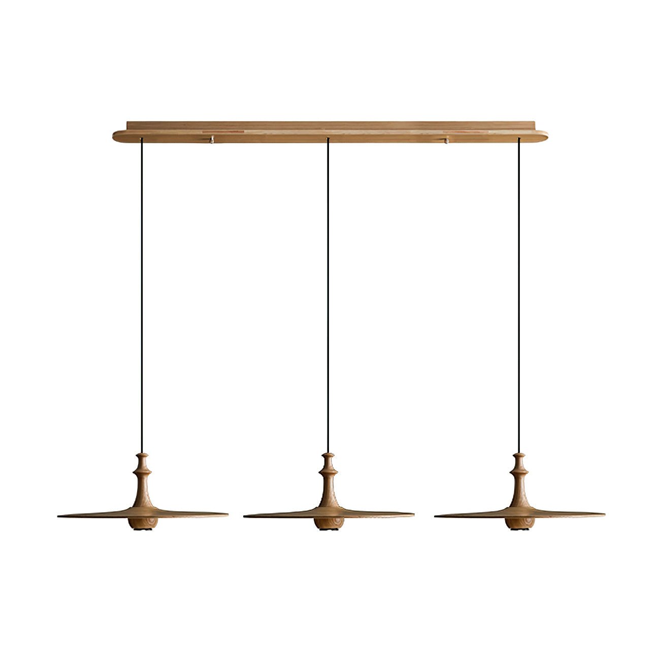 Syrinyra Skulptural Holz Scheibe Pendelleuchte Leuchte-Letslighting