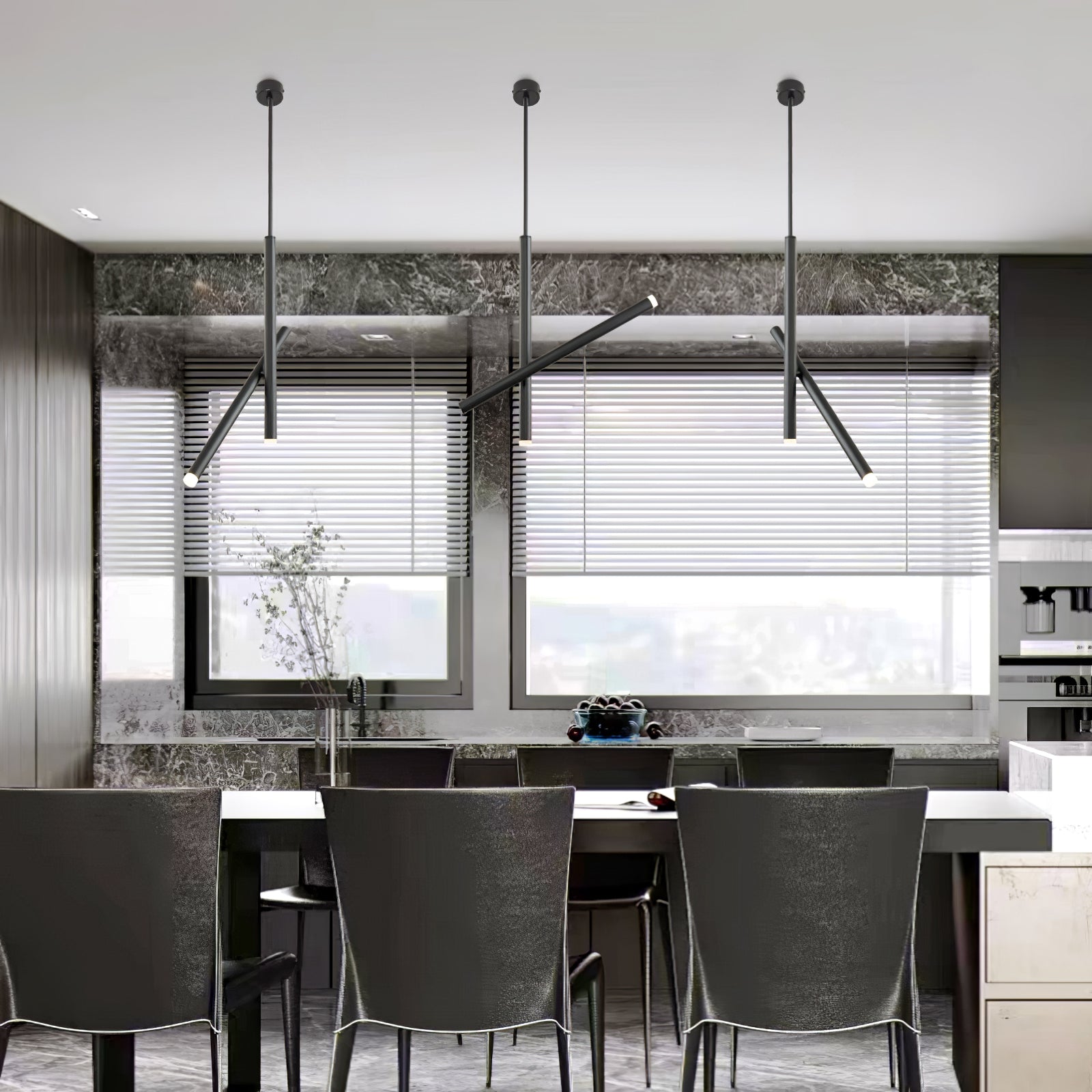 Imogen Minimalistisch Linear Pendelleuchte-Letslighting