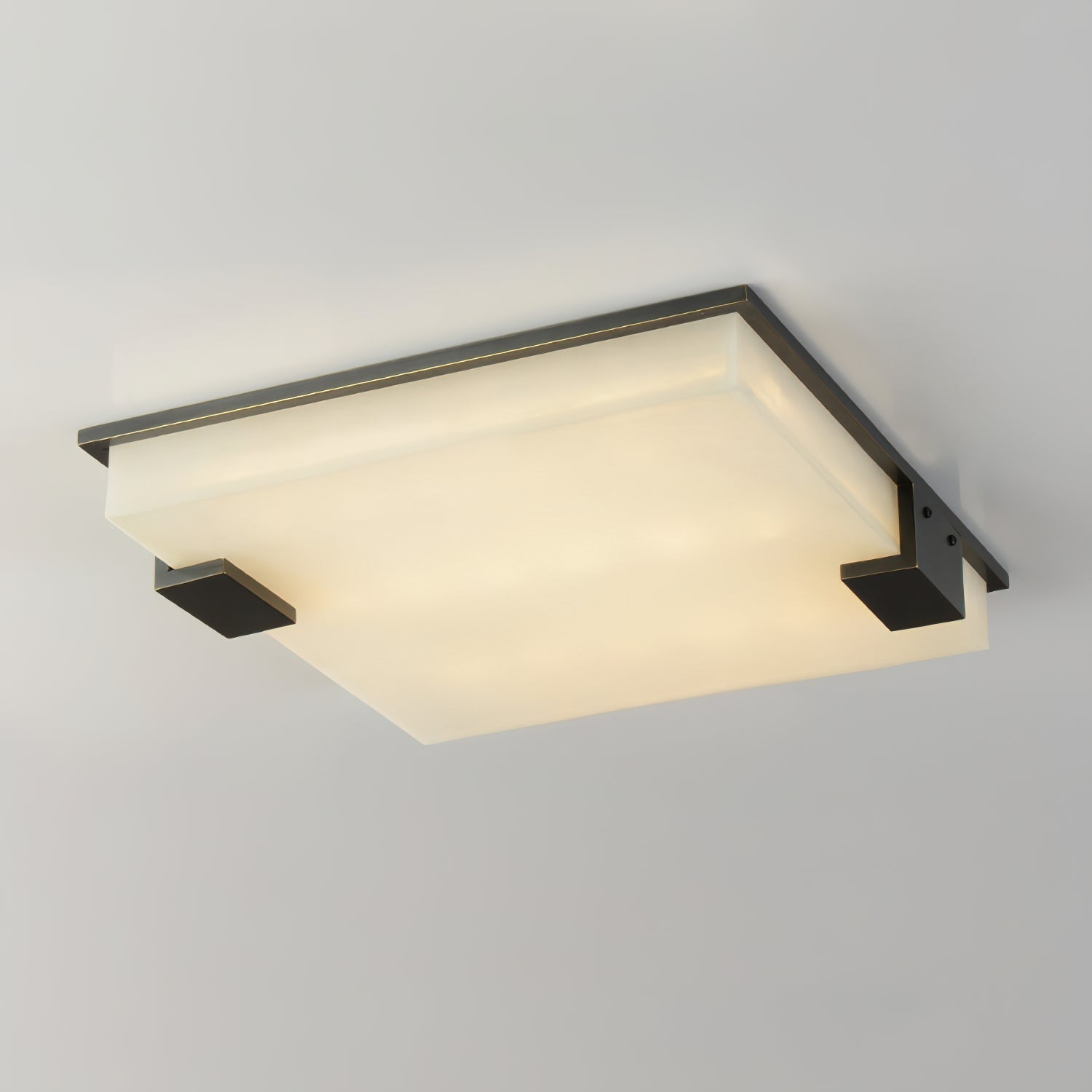 Otalyra Minimalist Alabaster Ceiling Light - Neutralighting