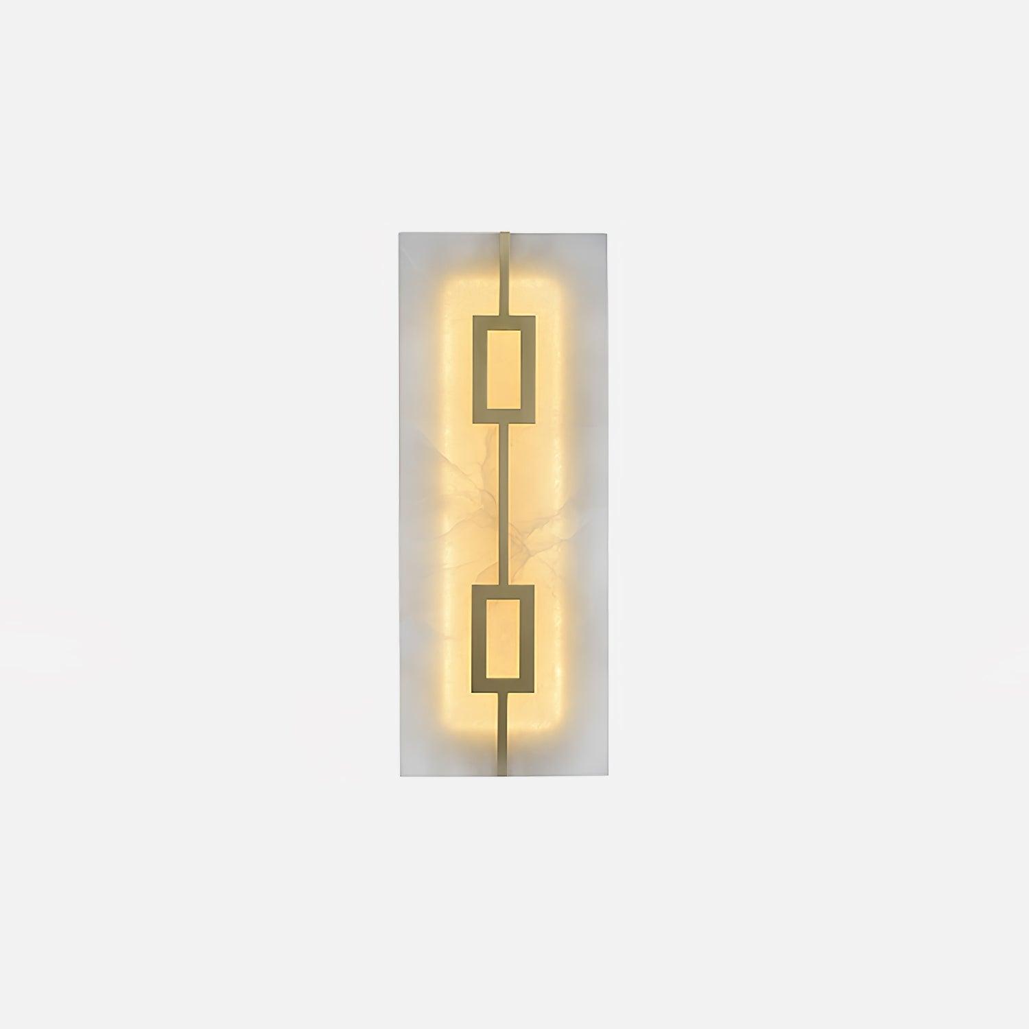 Alvelor Geometric Alabaster Wall Light - Neutralighting