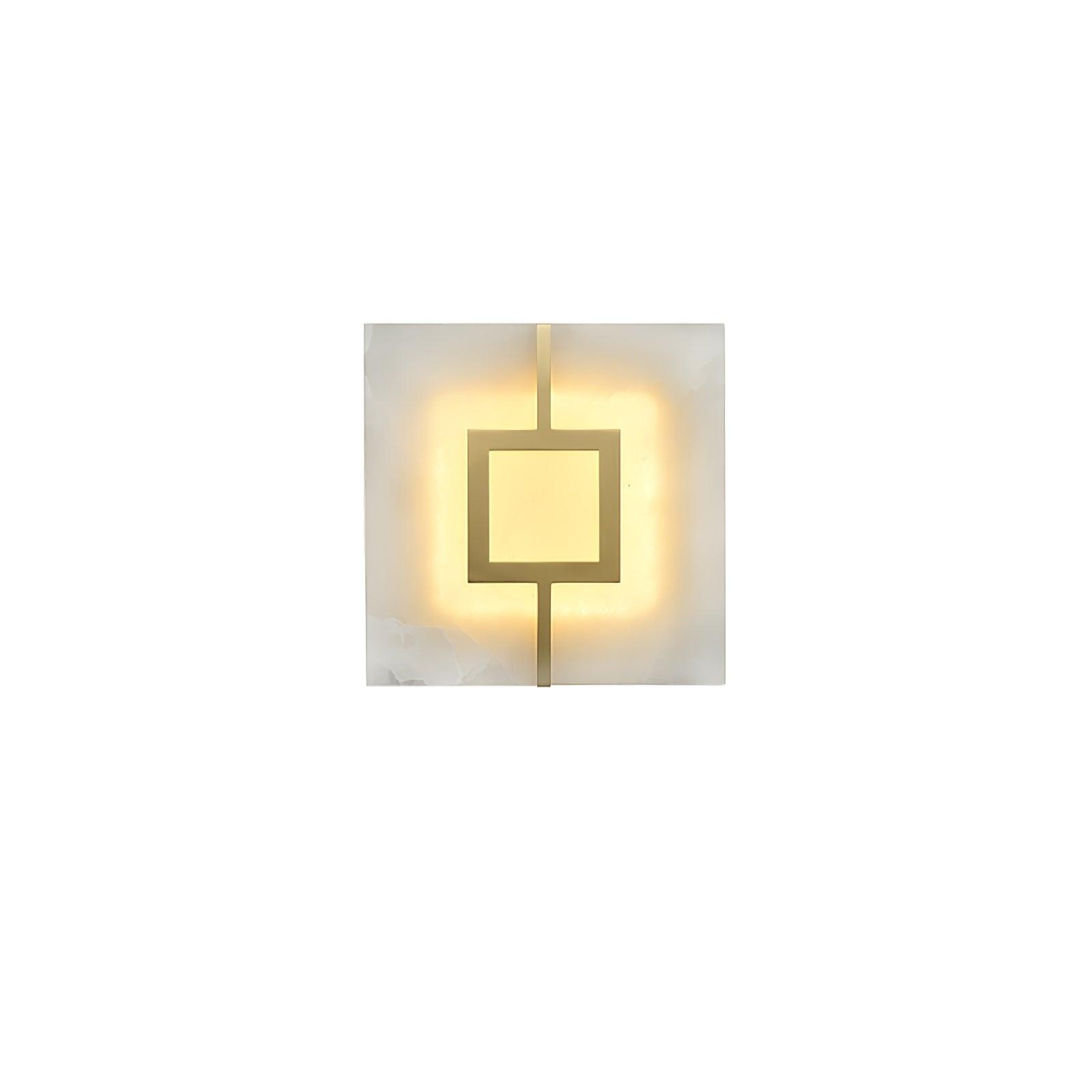 Alvelor Geometric Alabaster Wall Light - Neutralighting