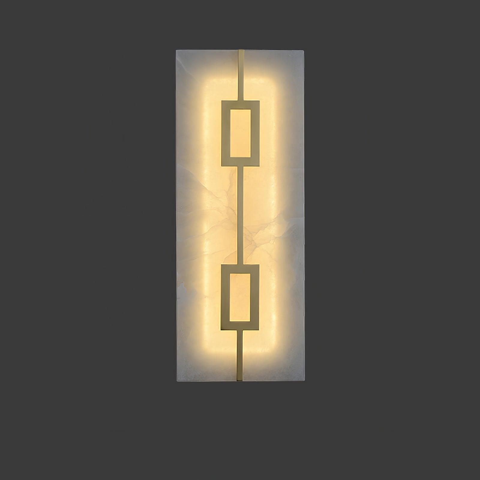 Alvelor Geometric Alabaster Wall Light - Neutralighting