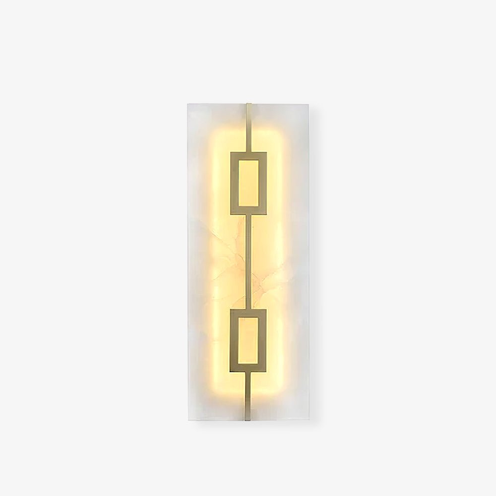 Alvelor Geometric Alabaster Wall Light - Neutralighting