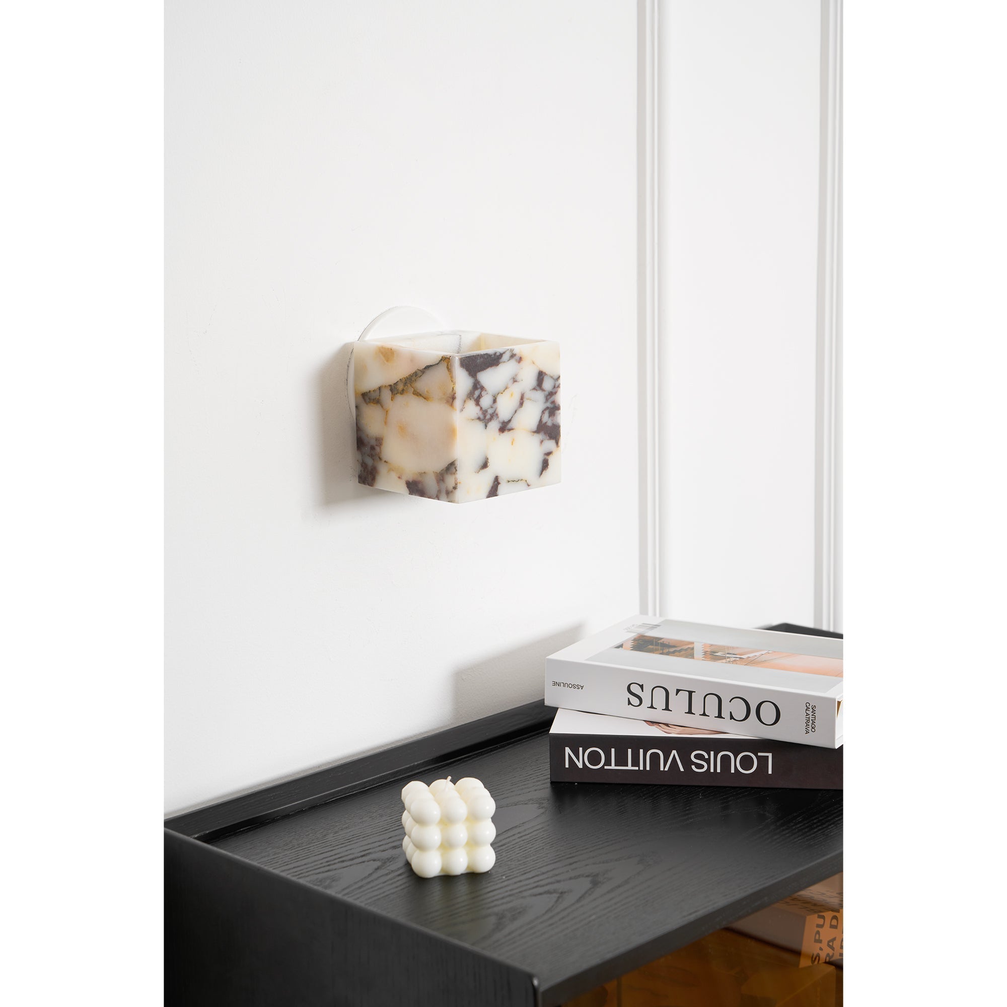 Illaee Quadrat Marmor Wandleuchte-Letslighting