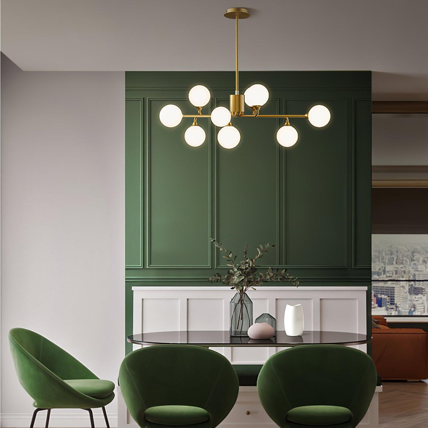 Galaxy Moderne Glas-Kronleuchter-Letslighting