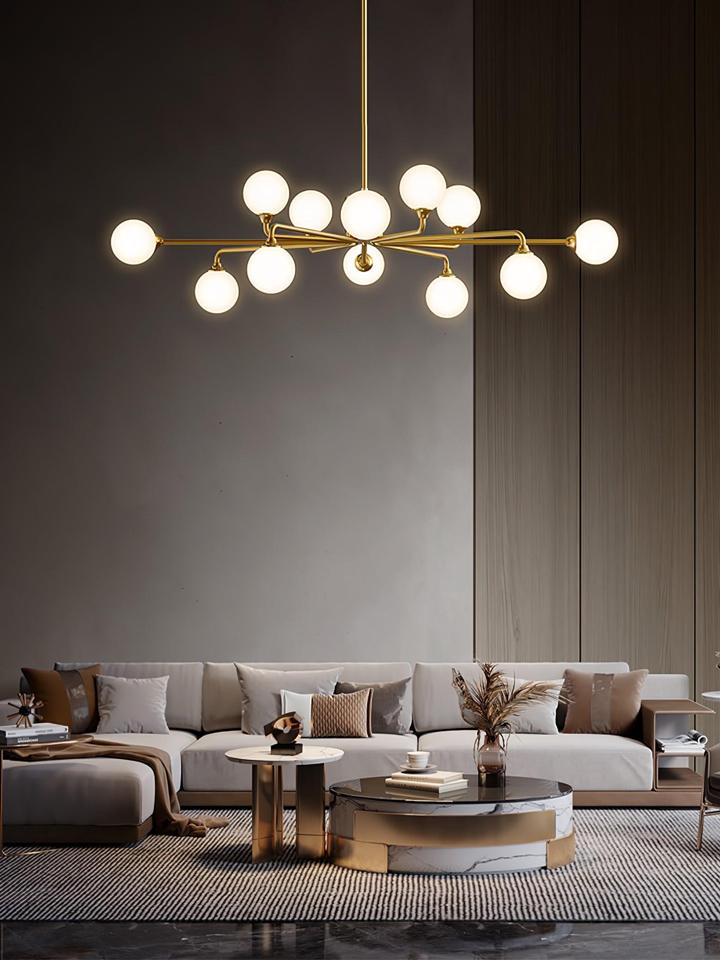 Galaxy Moderne Glas-Kronleuchter-Letslighting