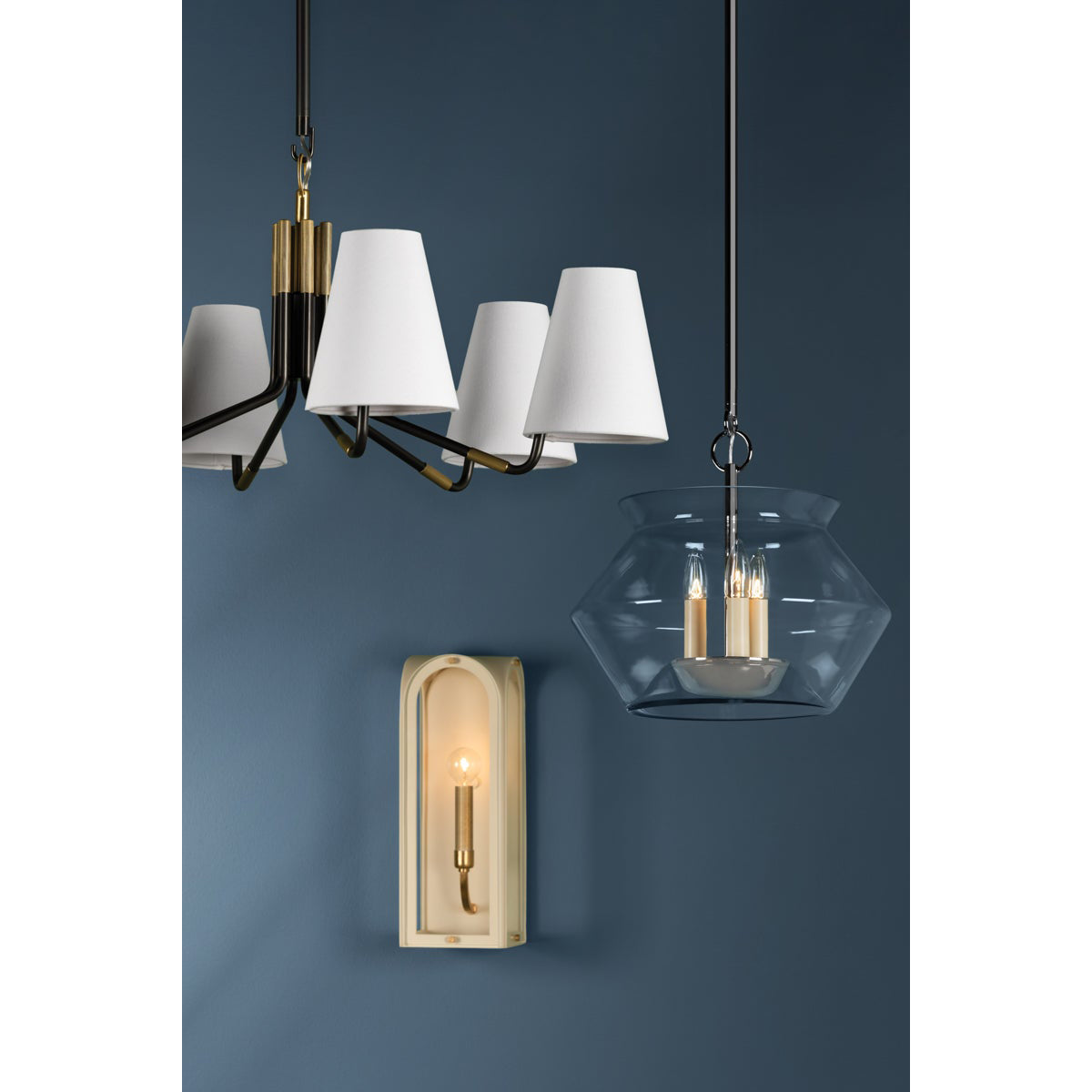 Stanwyck Vintage Industrieller Stoff-Kronleuchter-Letslighting