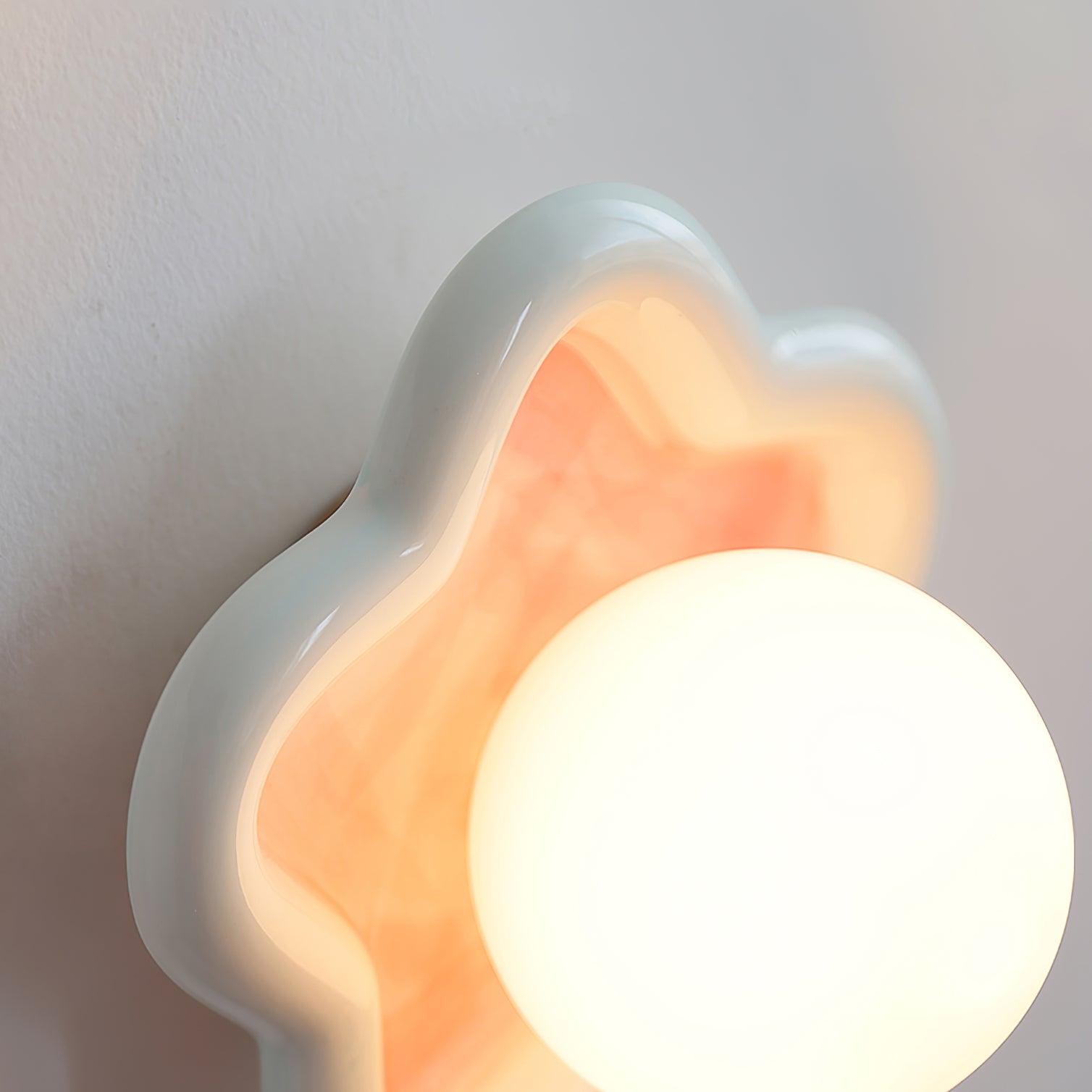 Petani Rosa Gelbe Blumen-Wandleuchte-Letslighting