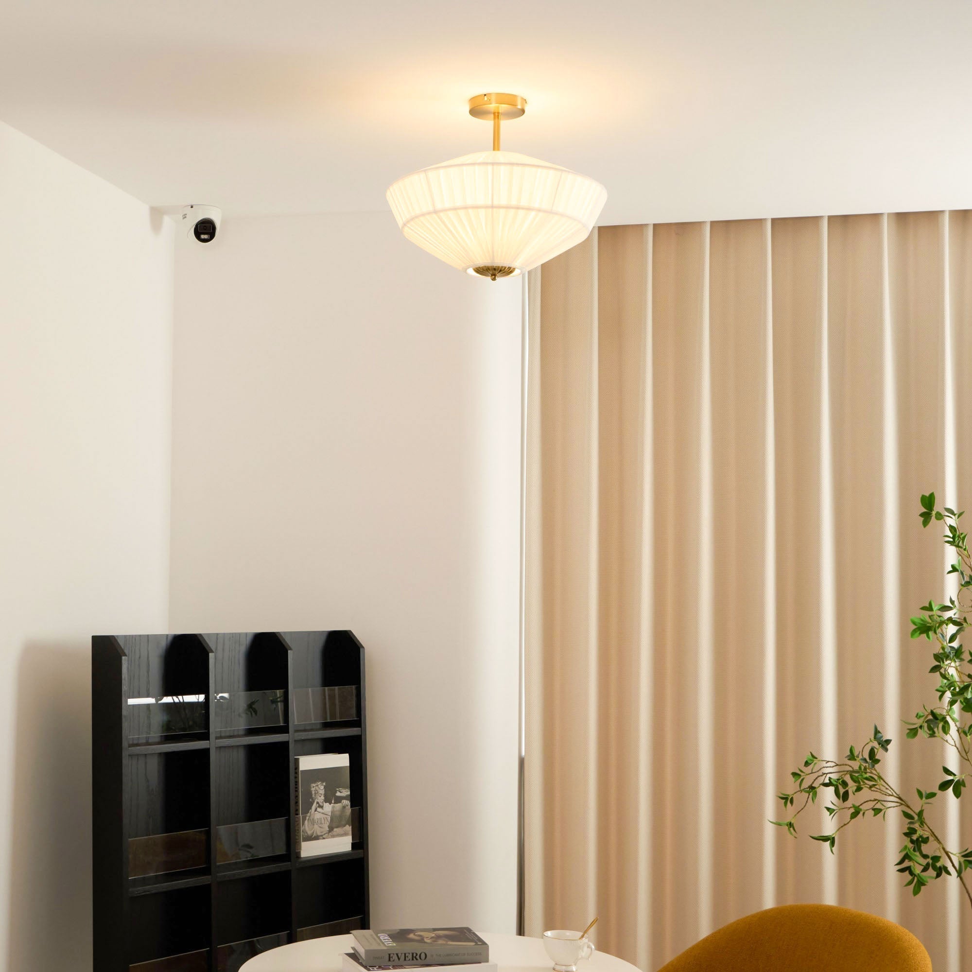 Casoreth Gefaltete Stoff Deckenleuchte-Letslighting