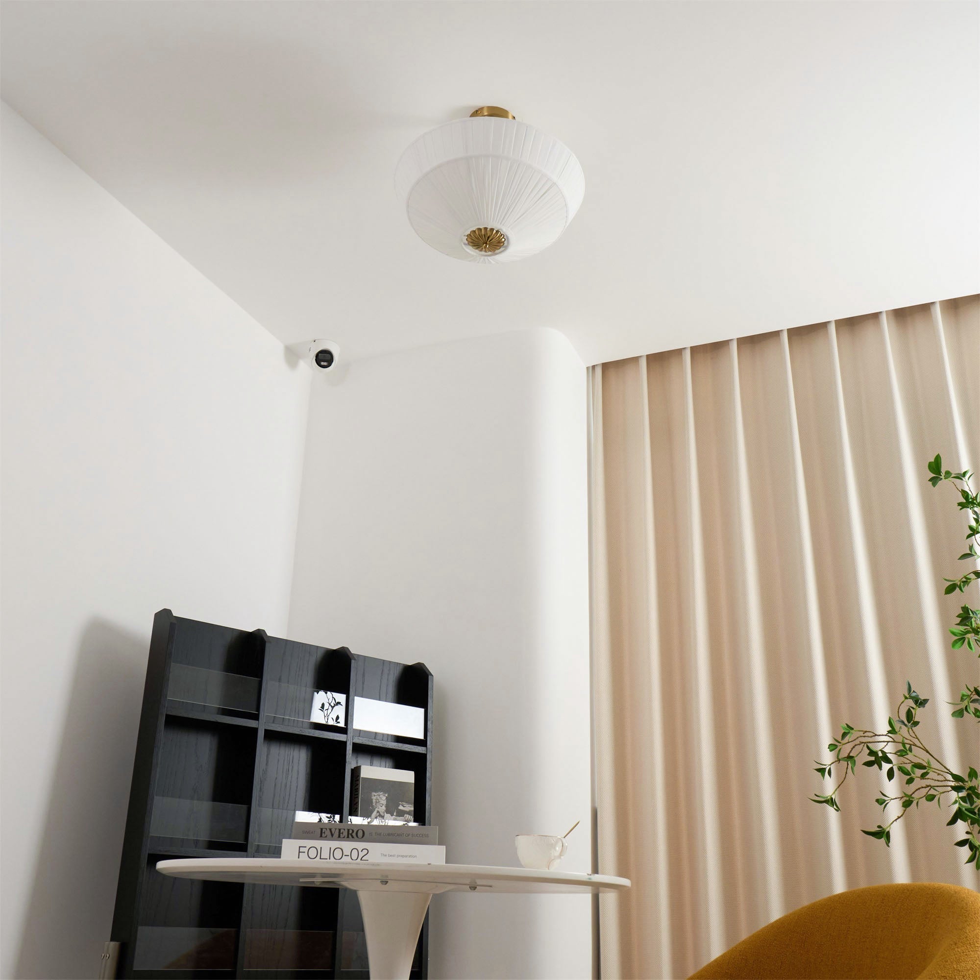 Casoreth Gefaltete Stoff Deckenleuchte-Letslighting
