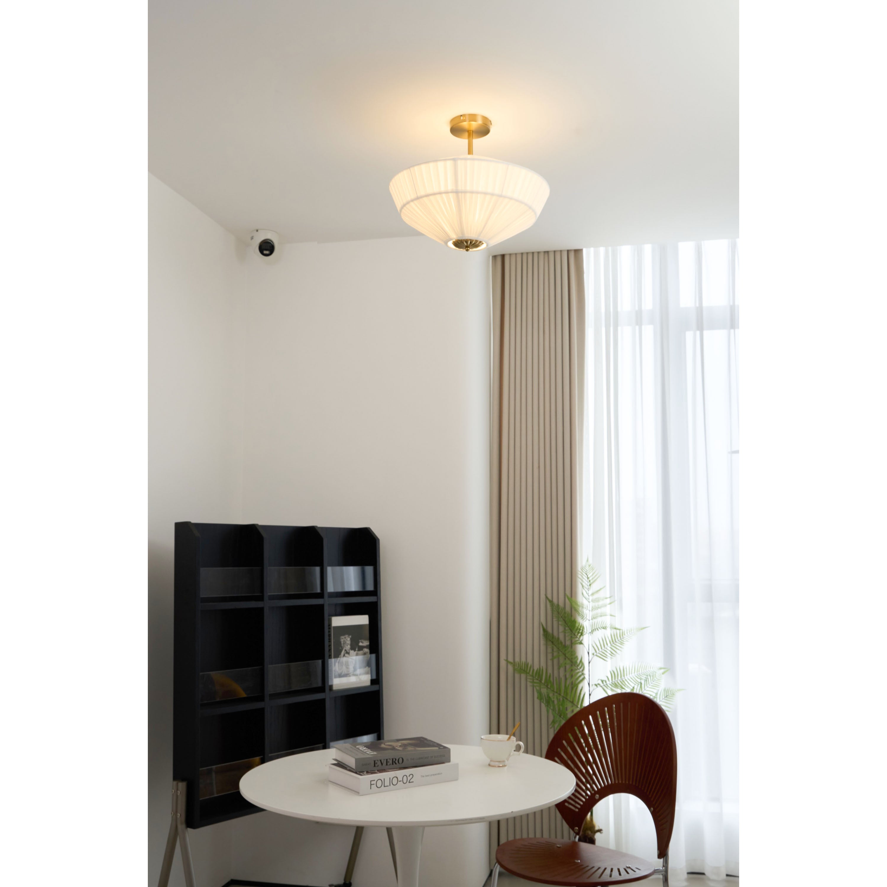 Casoreth Gefaltete Stoff Deckenleuchte-Letslighting