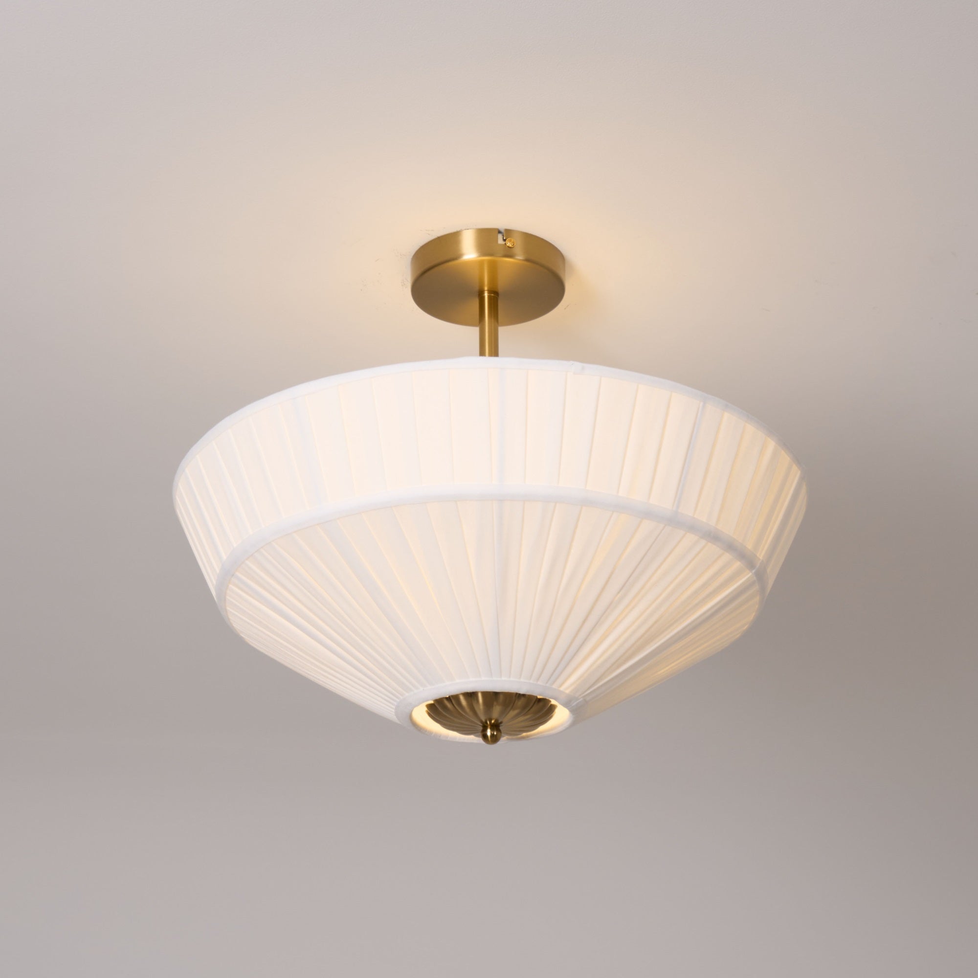 Casoreth Gefaltete Stoff Deckenleuchte-Letslighting