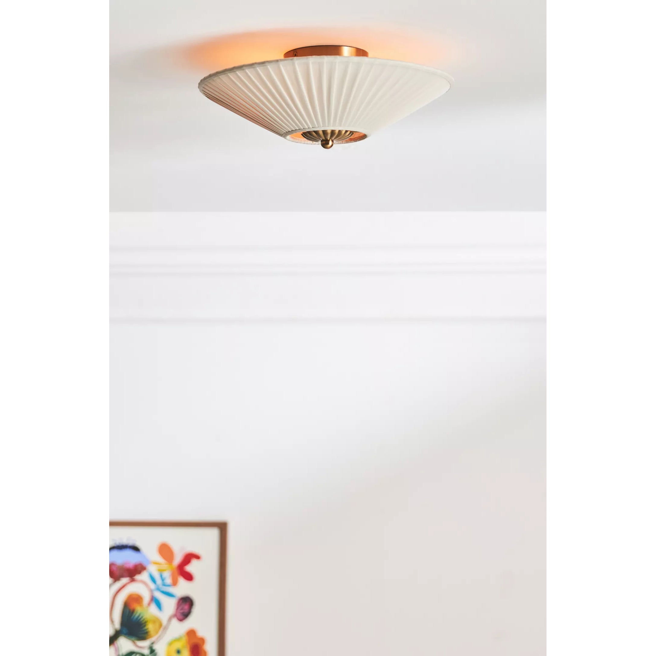Casoreth Gefaltete Stoff Deckenleuchte-Letslighting