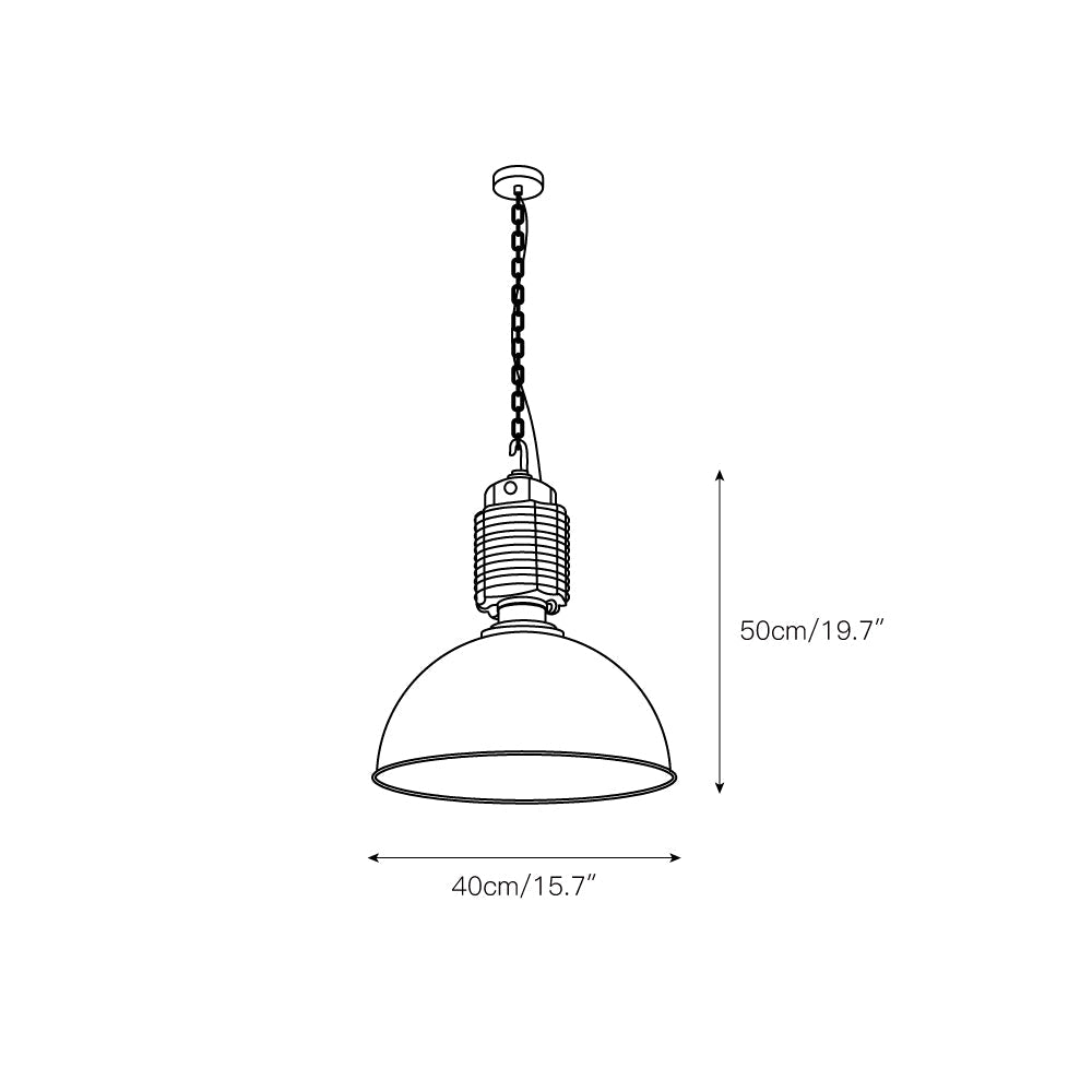 Ashaionis Vintage Industrial Pendelleuchte-Letslighting
