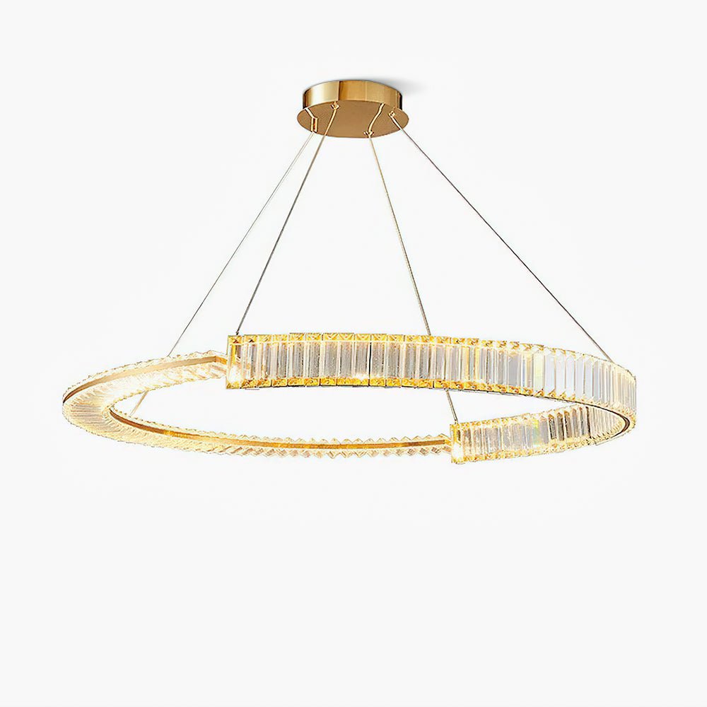 Lustra Kronleuchter Stella LED Kristall Ring-Letslighting