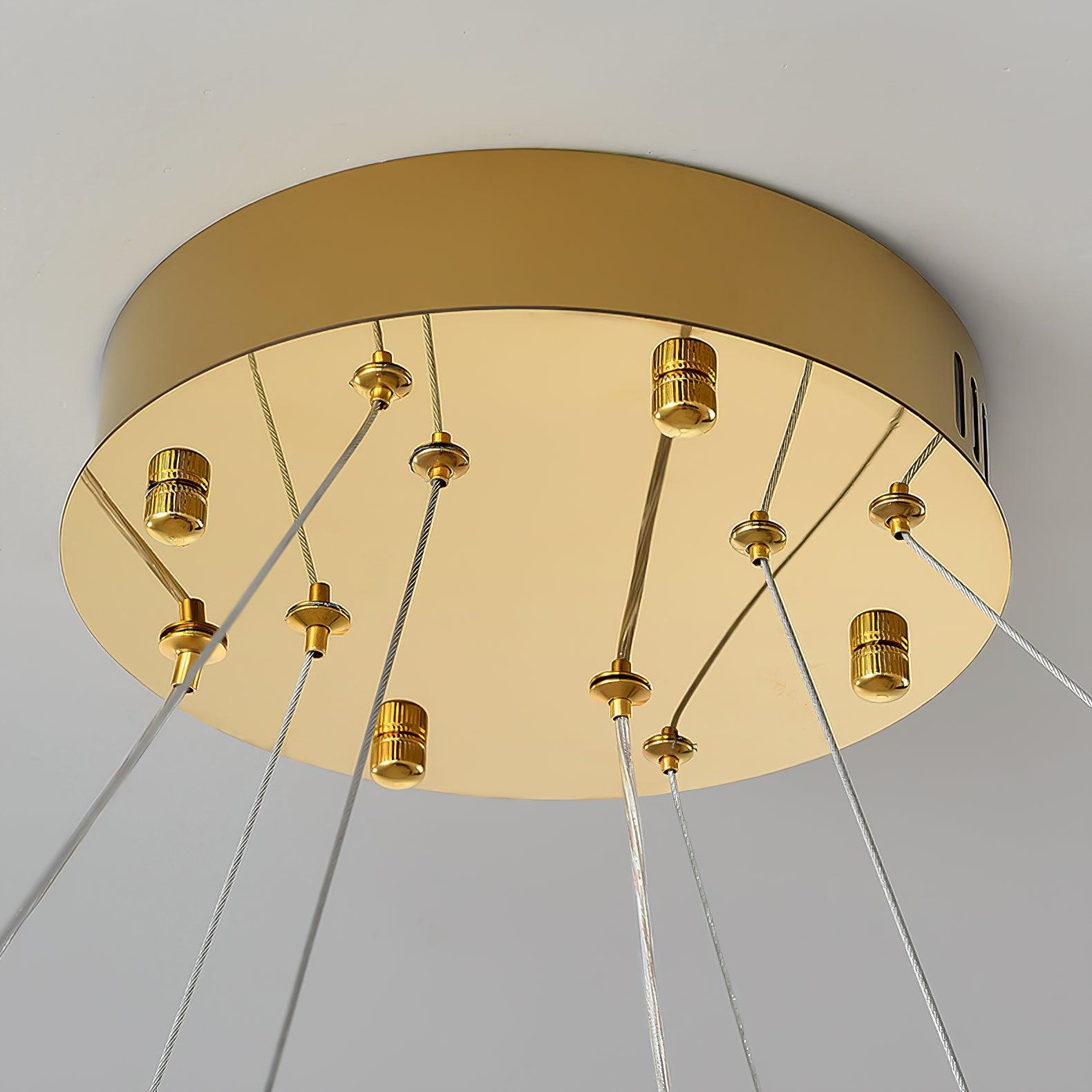 Lustra Kronleuchter Stella LED Kristall Ring-Letslighting