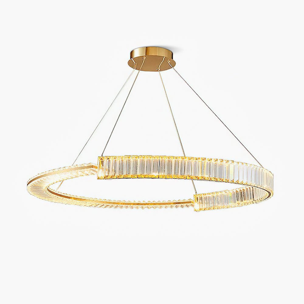 Lustra Kronleuchter Stella LED Kristall Ring-Letslighting