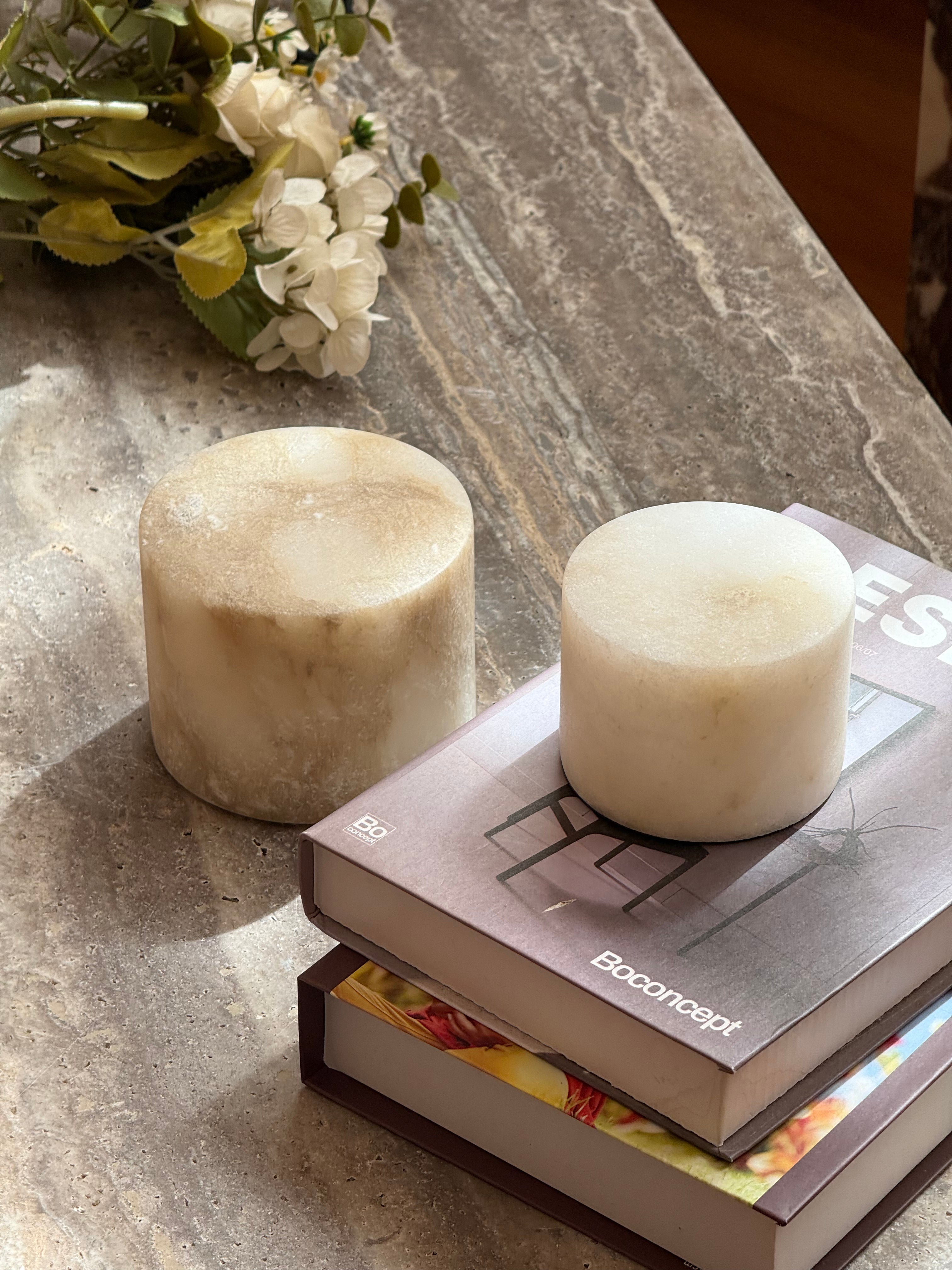 Sterno Alabaster Table Lamp (Built-in Battery) - Letslighting