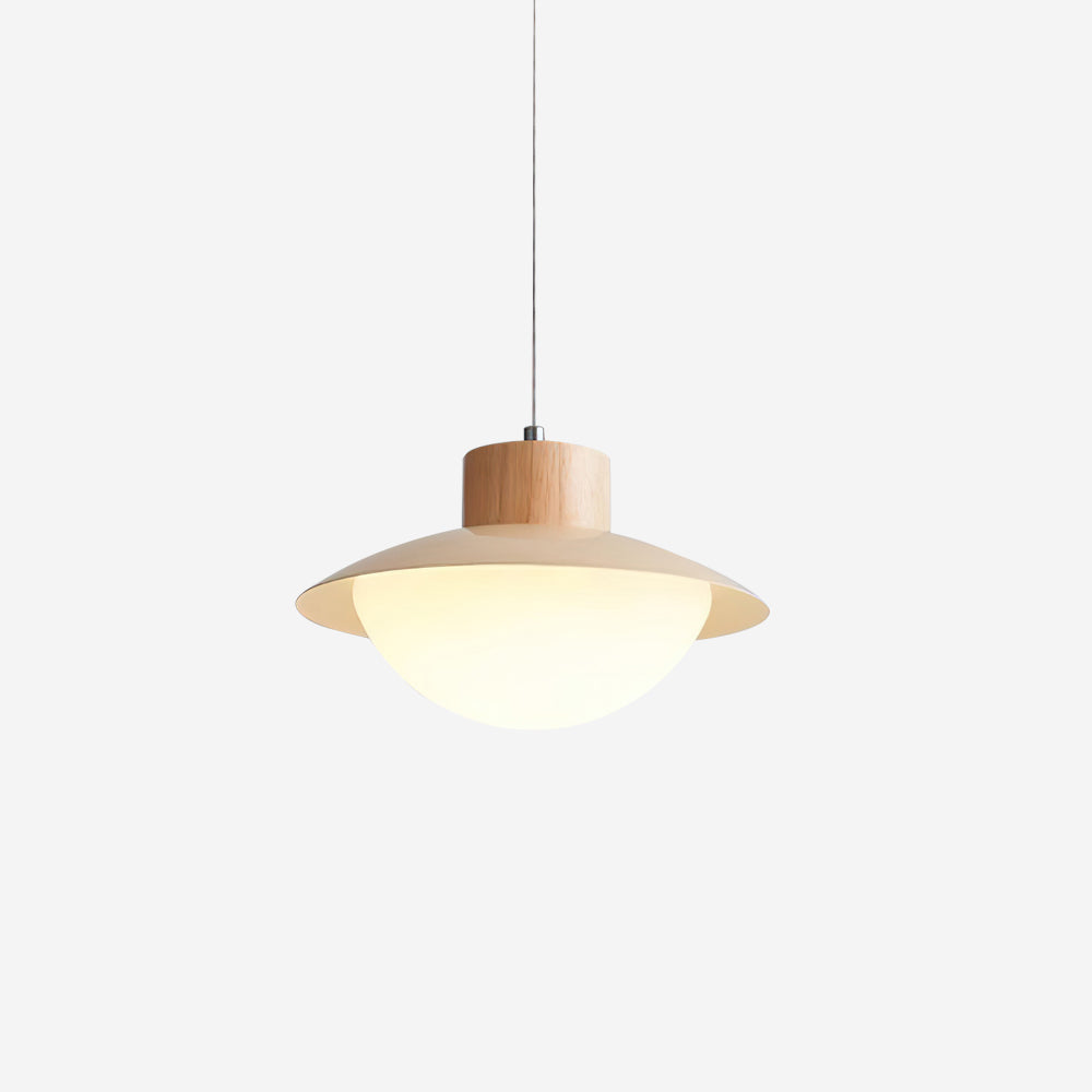 Milk Pendelleuchte Holz Esstisch