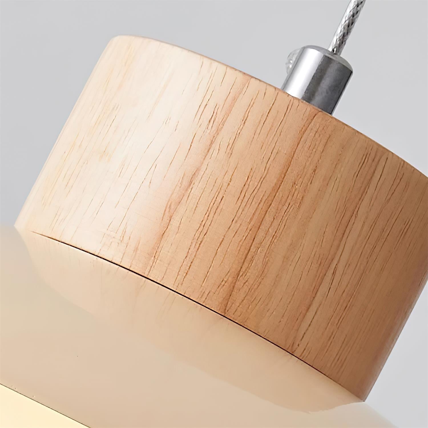 Sage Minimalistische Holz-PE-Pendelleuchte-Letslighting