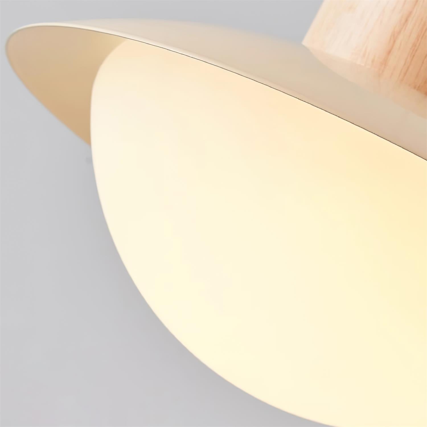 Milk Pendelleuchte Holz Esstisch