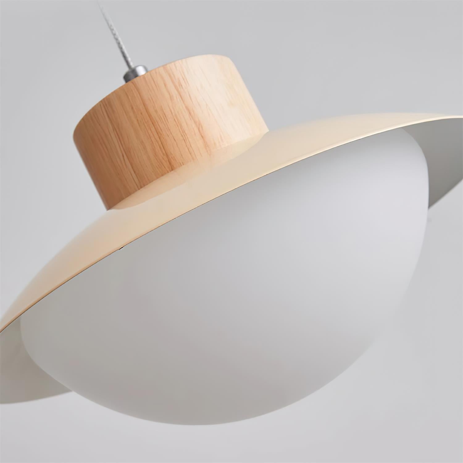 Sage Minimalistische Holz-PE-Pendelleuchte-Letslighting