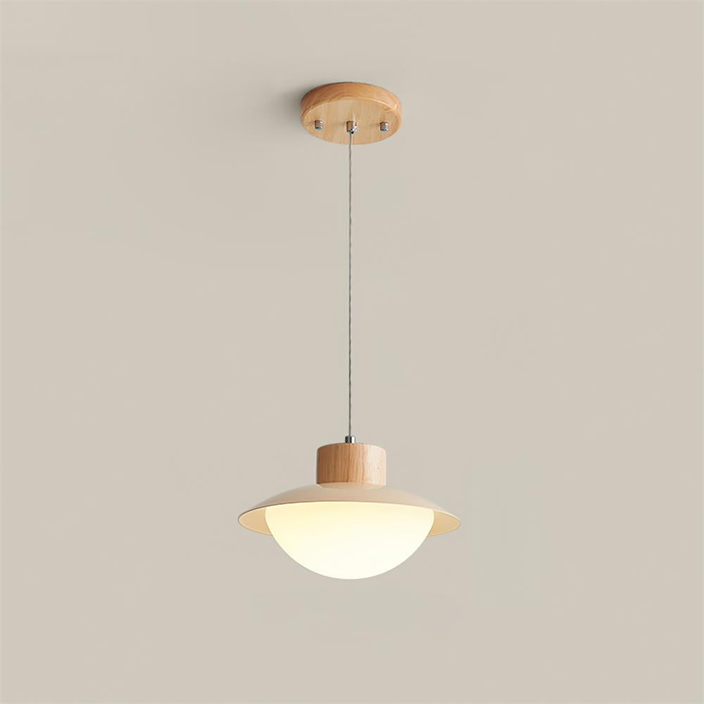 Milk Pendelleuchte Holz Esstisch
