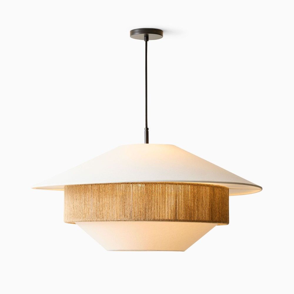 Solis Moderne Stoff Pendelleuchte-Letslighting