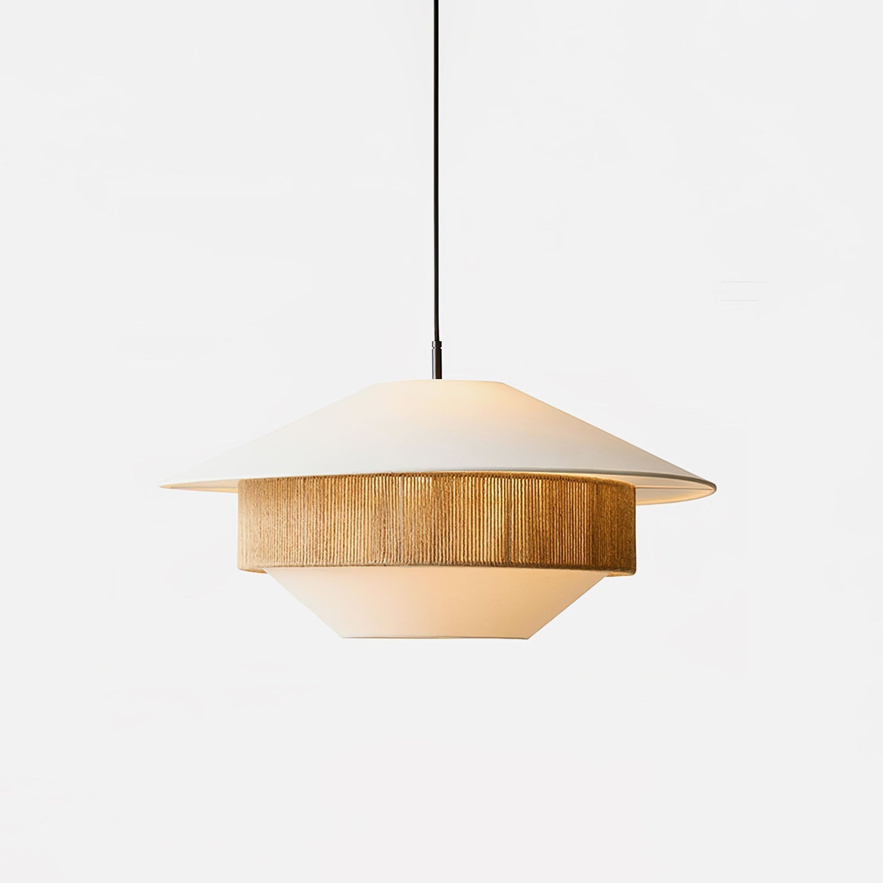 Solis Moderne Stoff Pendelleuchte-Letslighting