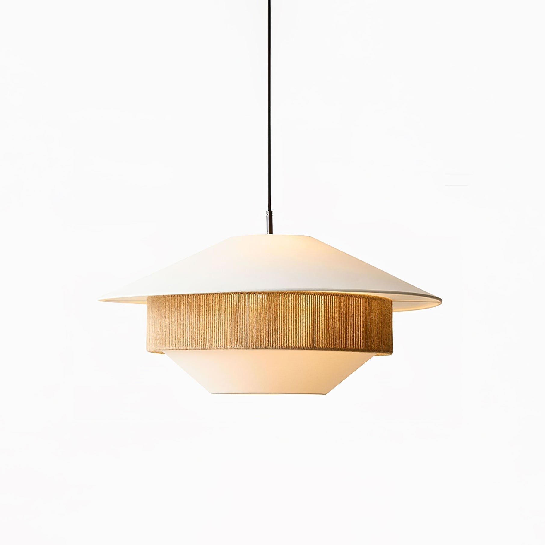 Solis Moderne Stoff Pendelleuchte-Letslighting
