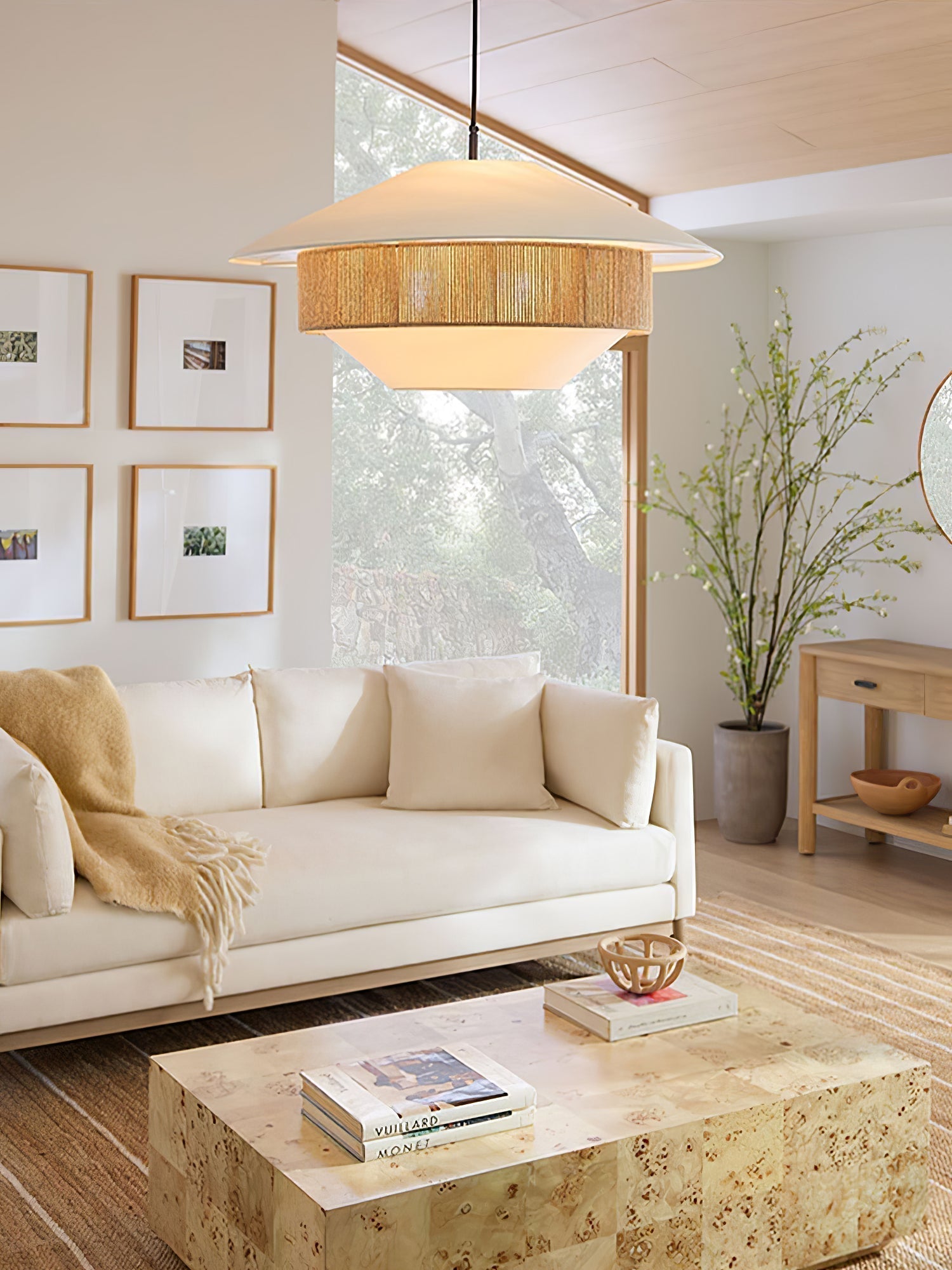 Solis Moderne Stoff Pendelleuchte-Letslighting