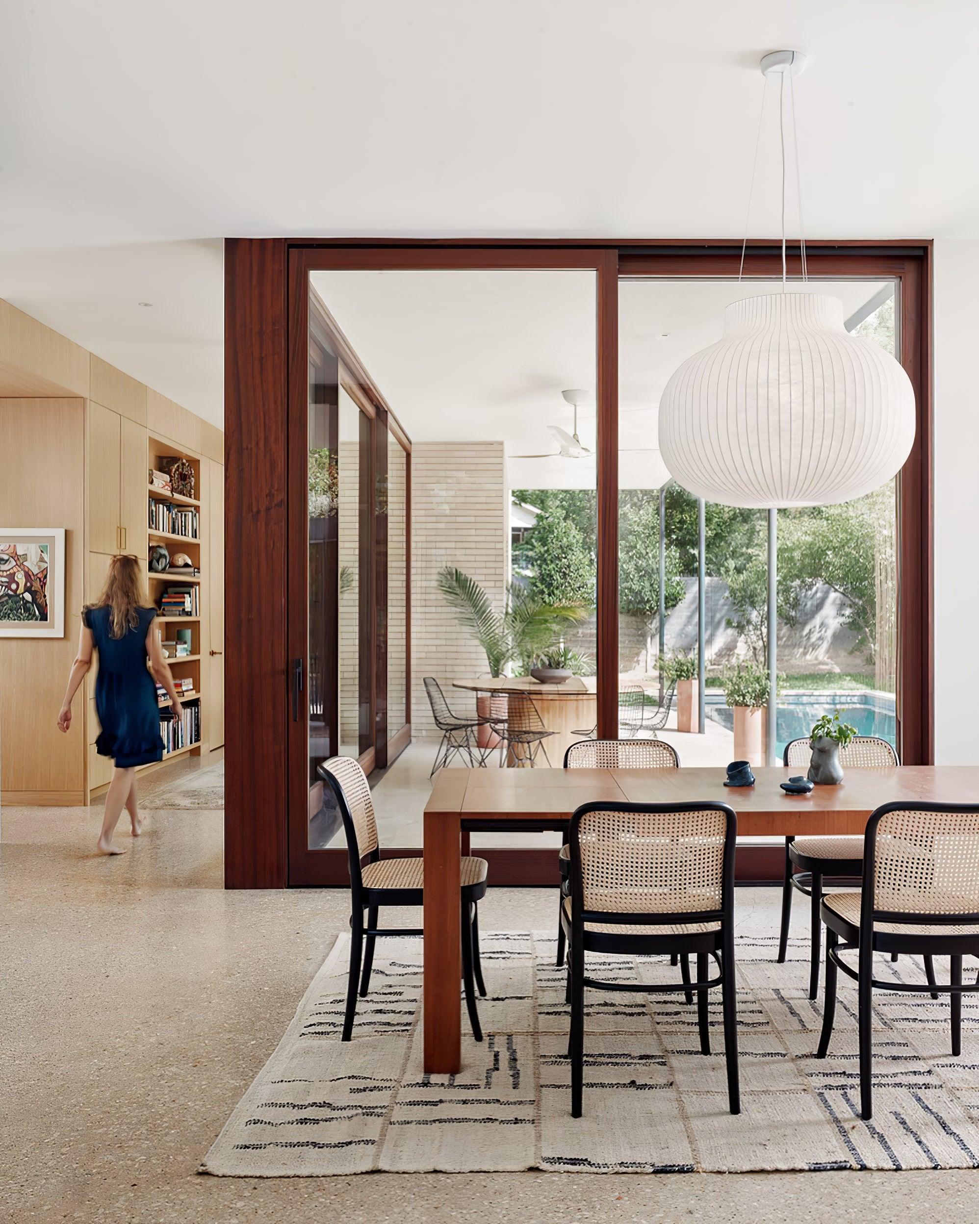 Pendelleuchte Seide Gefaltet Geschwungen Modern Minimalistisch-Letslighting