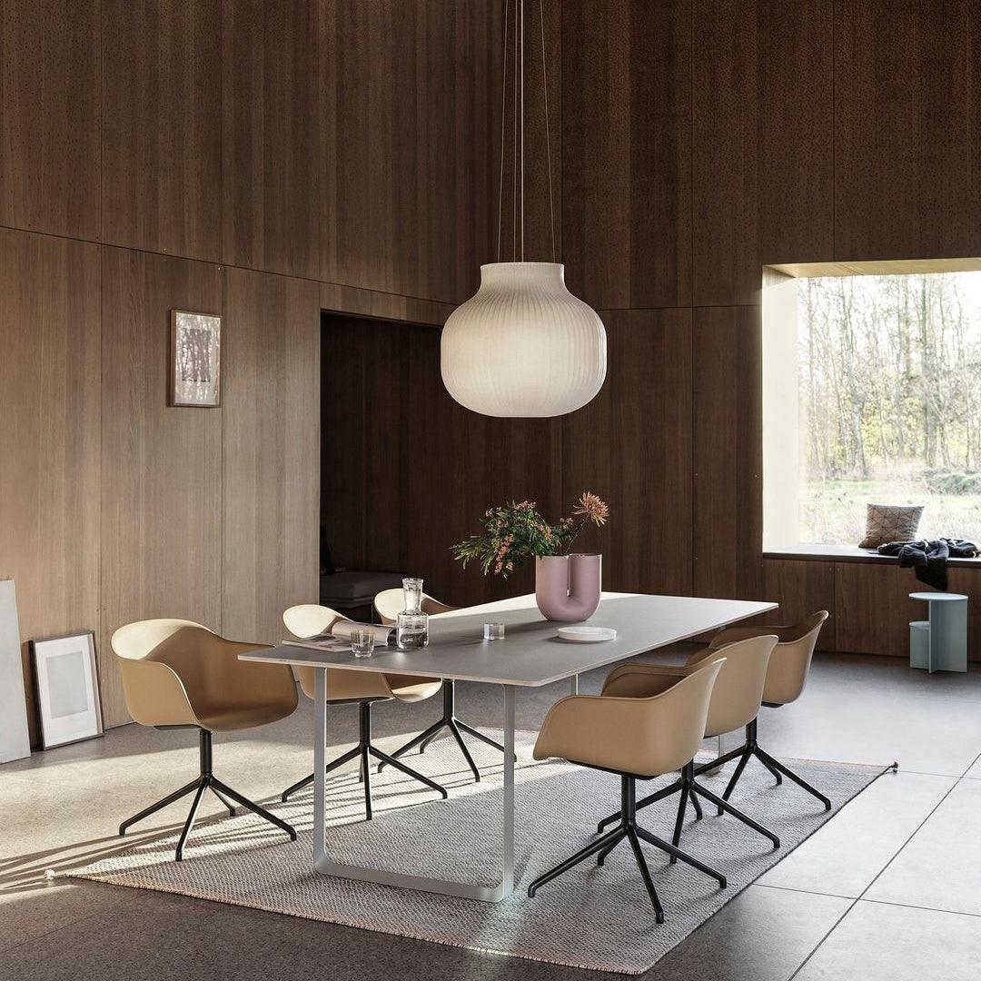Pendelleuchte Seide Gefaltet Geschwungen Modern Minimalistisch-Letslighting