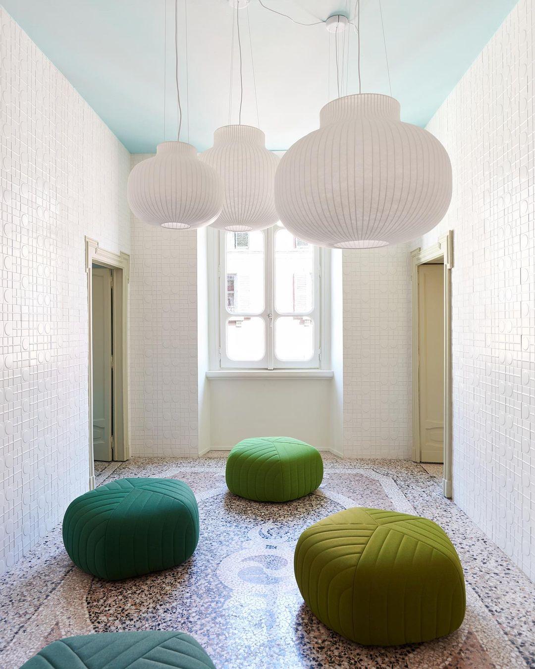 Pendelleuchte Seide Gefaltet Geschwungen Modern Minimalistisch-Letslighting