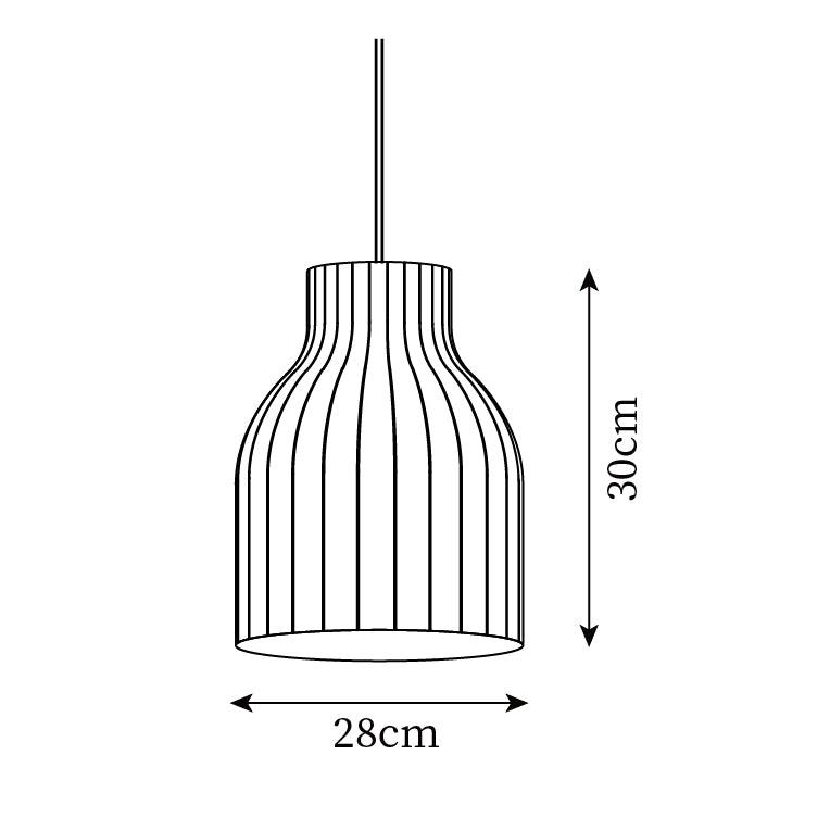 Pendelleuchte Seide Gefaltet Geschwungen Modern Minimalistisch-Letslighting