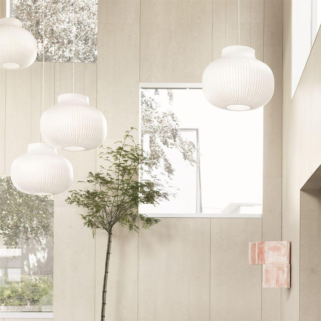 Pendelleuchte Seide Gefaltet Geschwungen Modern Minimalistisch-Letslighting