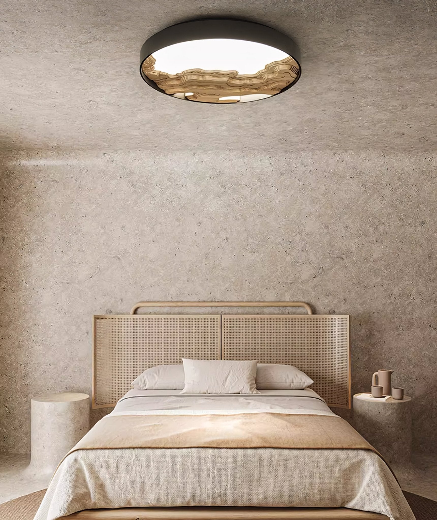 Lustra Deckenleuchte Holz Orientalisch Natur-Letslighting