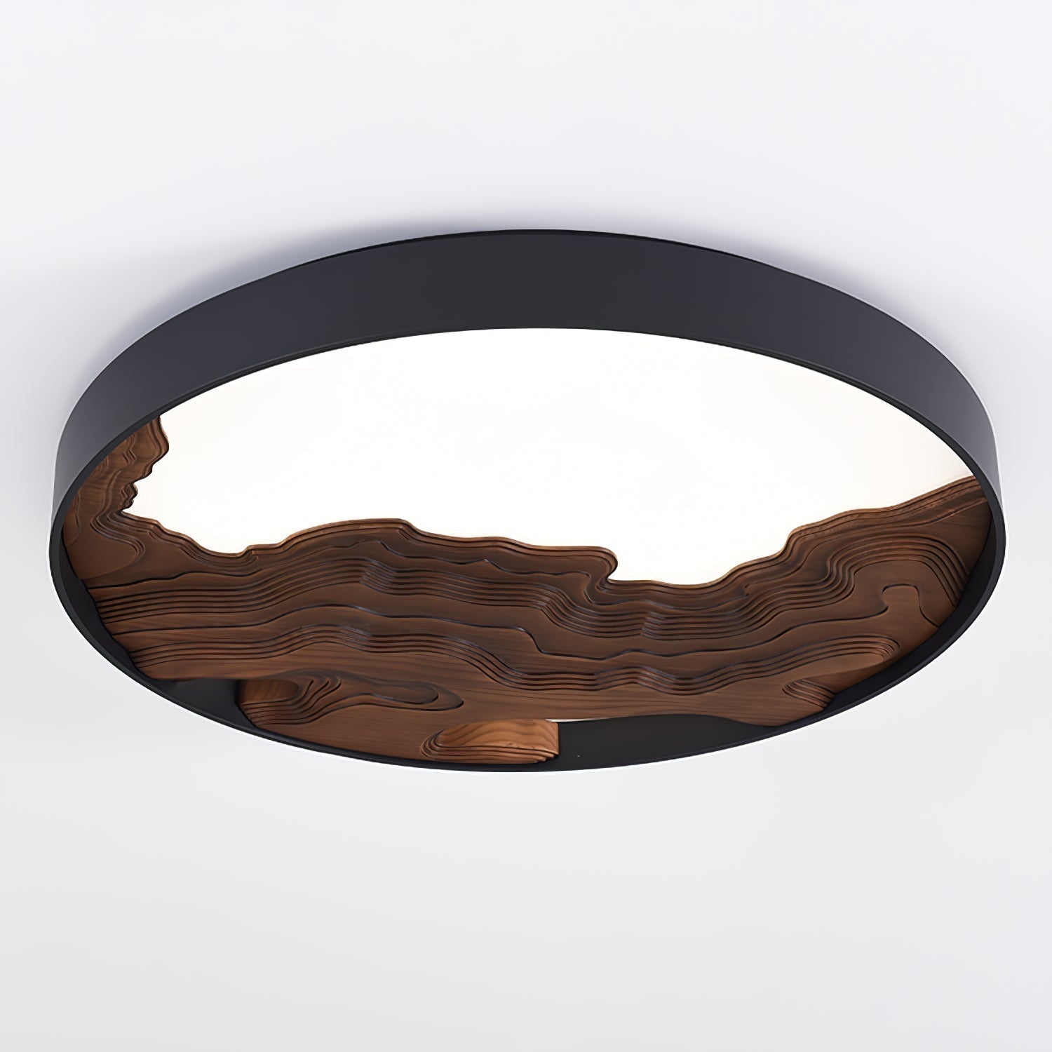 Lustra Deckenleuchte Holz Orientalisch Natur-Letslighting