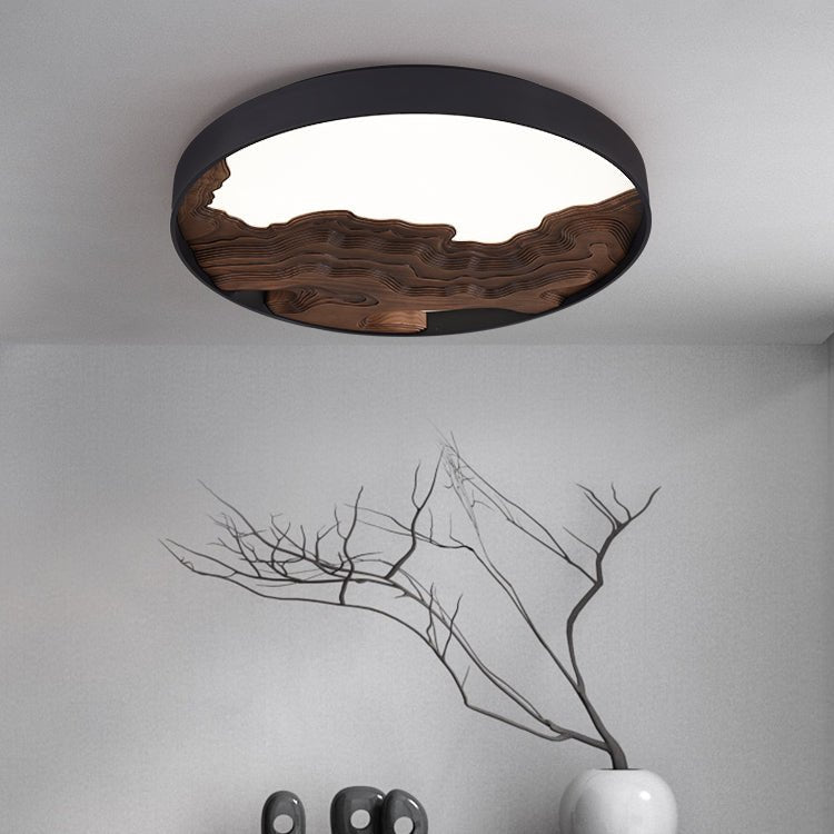 Lustra Deckenleuchte Holz Orientalisch Natur-Letslighting