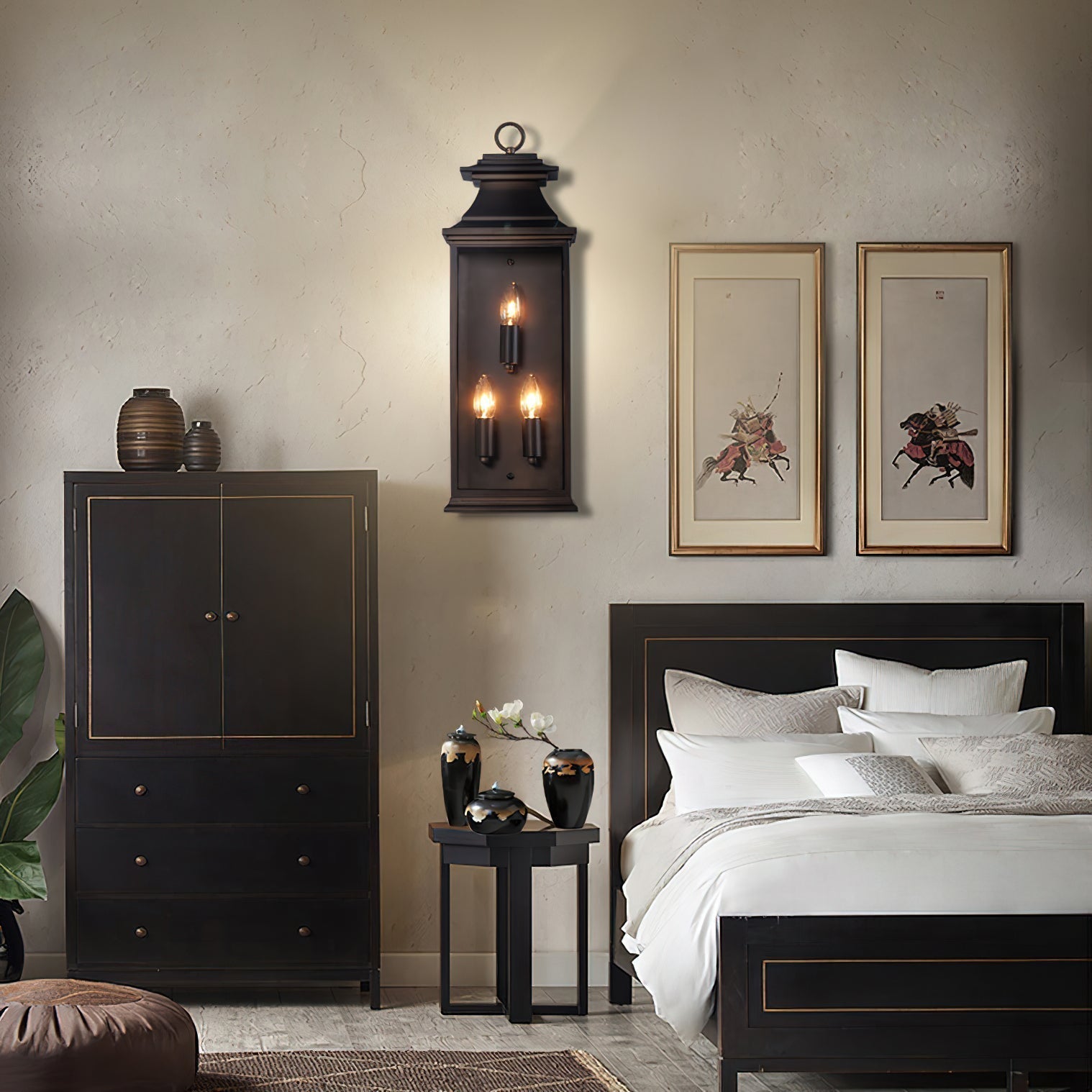 Esolarae Glas Vintage Industrial Wandleuchte-Letslighting