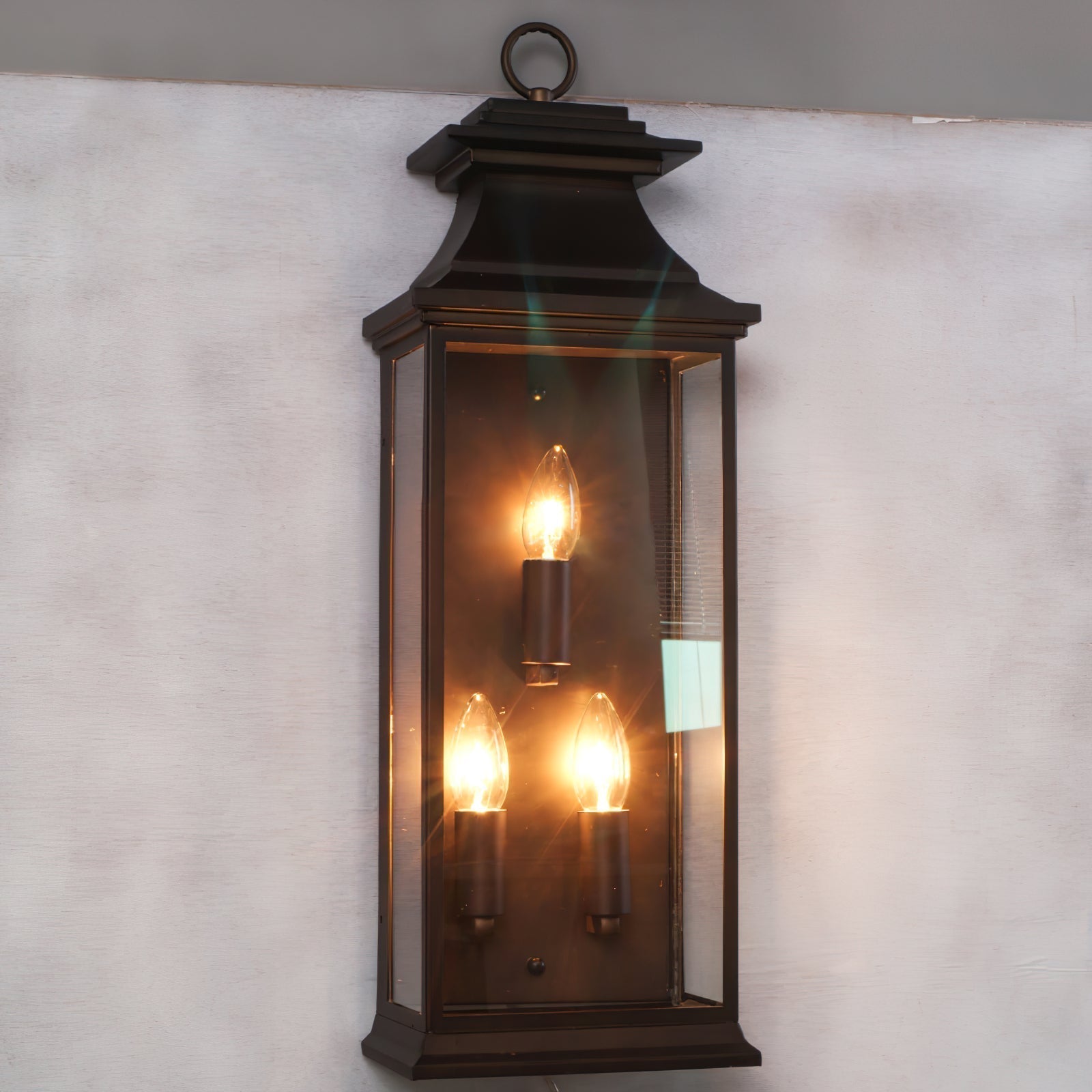 Esolarae Glas Vintage Industrial Wandleuchte-Letslighting
