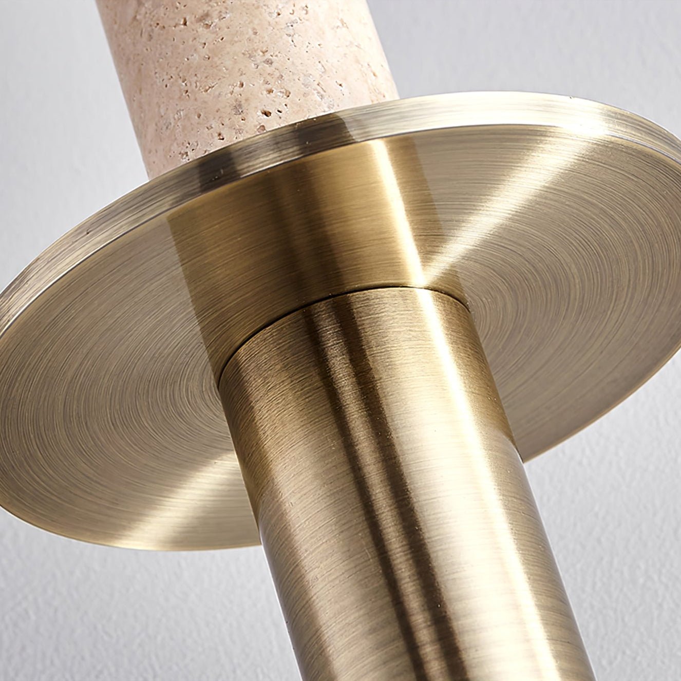 Avdoryra Dual Cylinder Travertine Pendant Light - Neutralighting